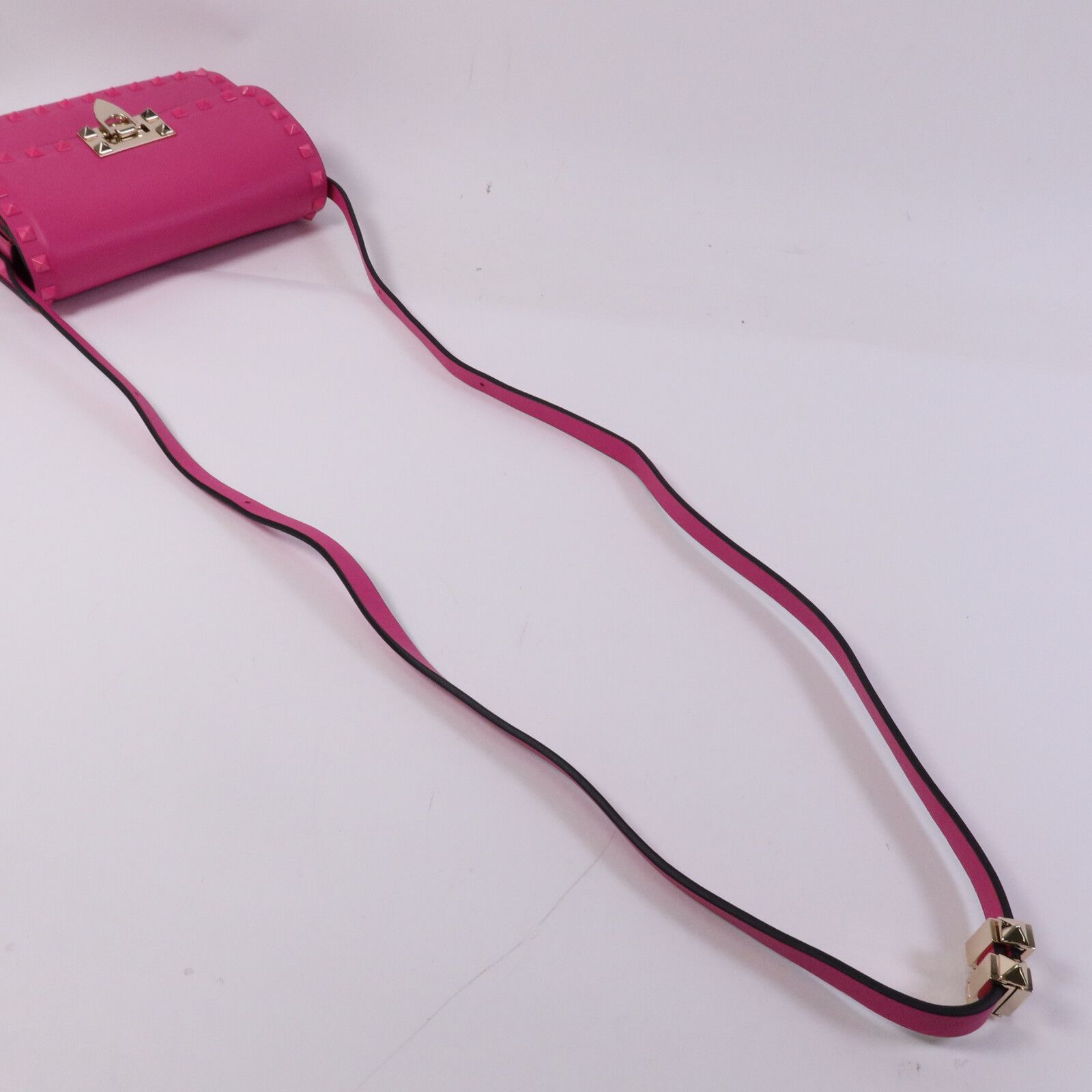 Smooth Calfskin Rockstud 23 Shoulder Bag — view 9