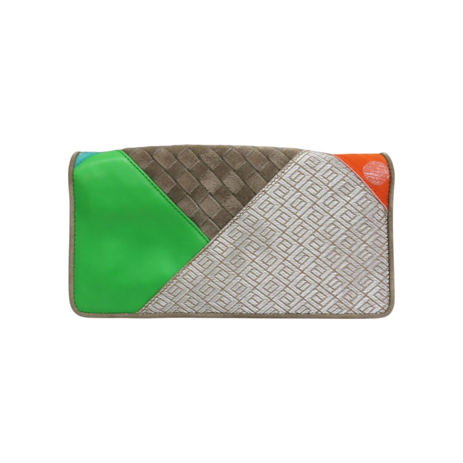Multicolor Patchwork Clutch — view 2
