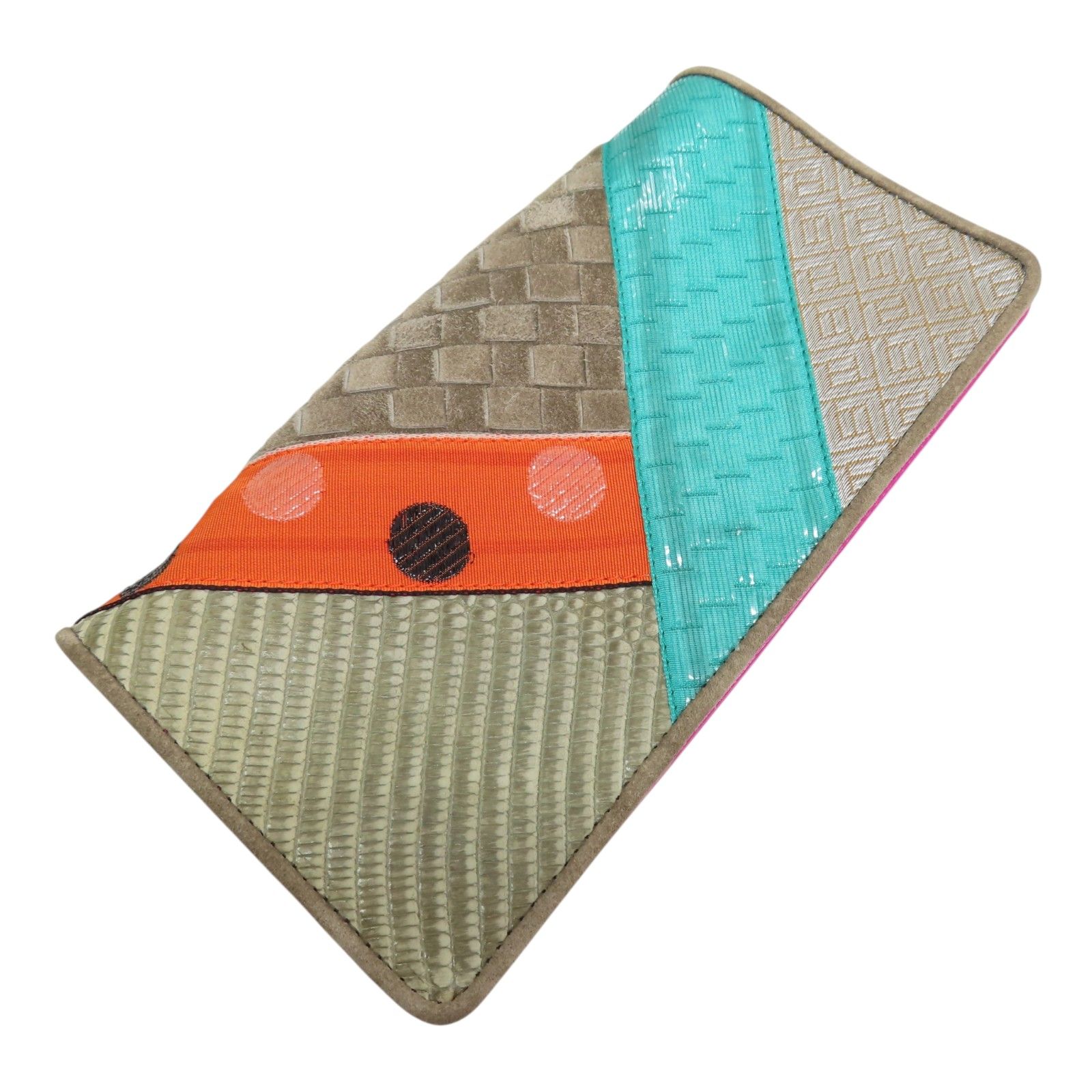 Multicolor Patchwork Clutch — view 3