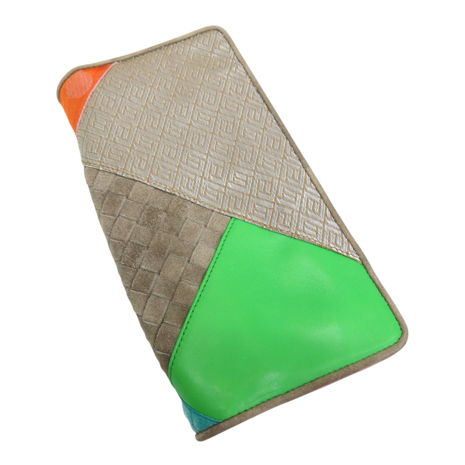 Multicolor Patchwork Clutch — view 4
