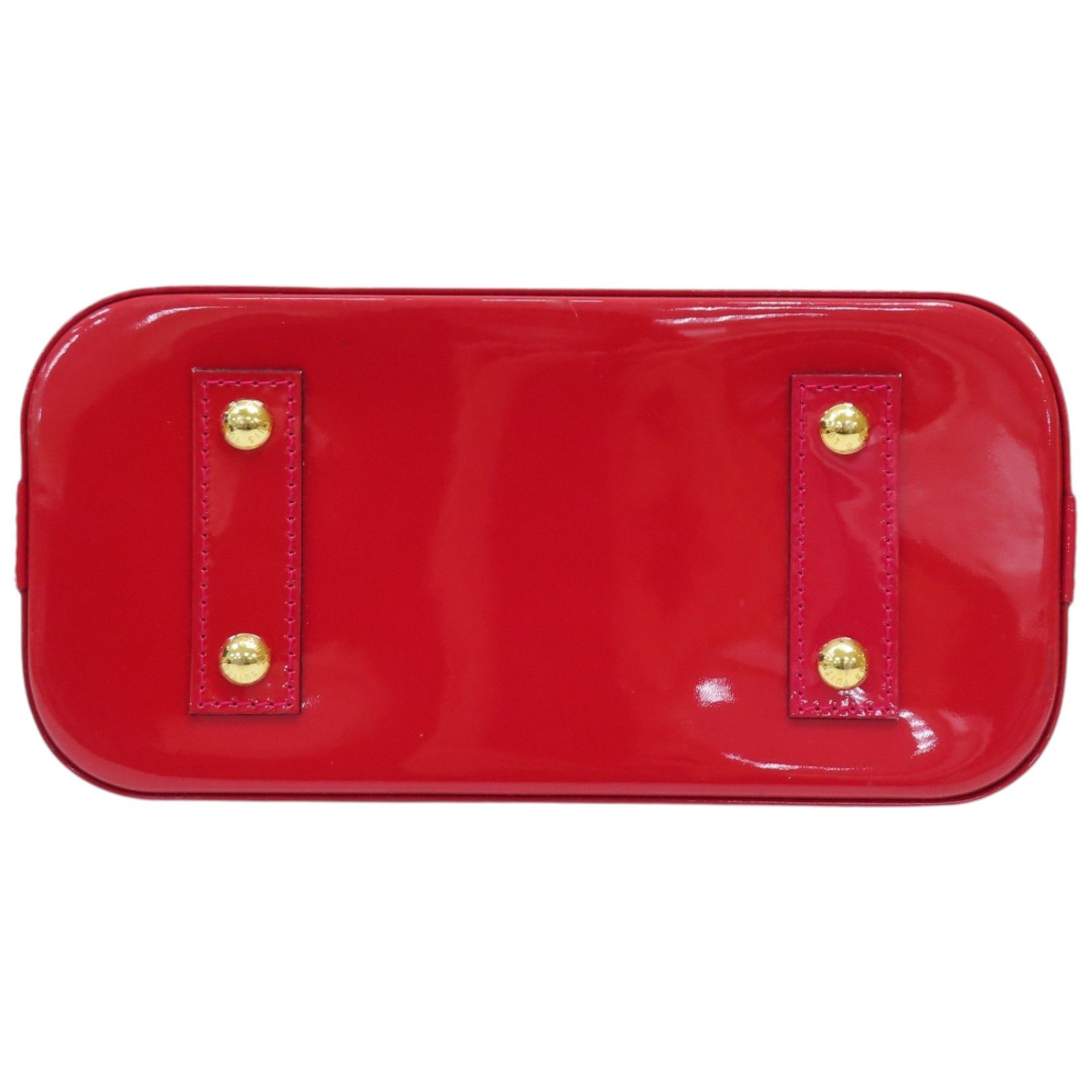 Alma Bb Shoulder Handbag Vernis Red M 91771 — view 4