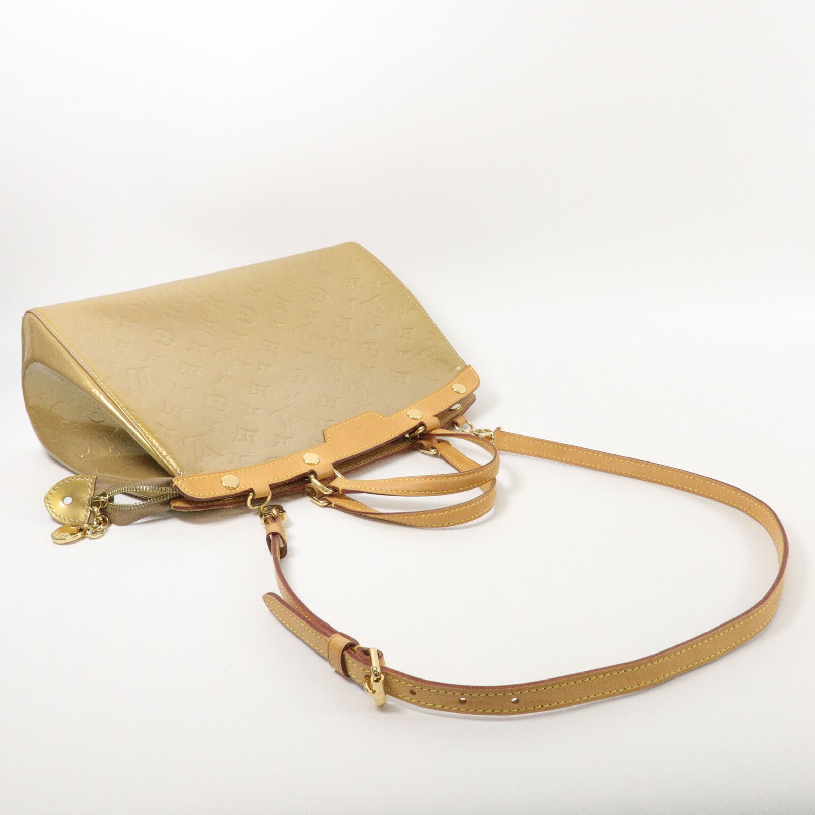 Vernis Brea Mm Hand-ground Shoulder And Back Bag Beige 2way Shoulder Bag M 90180 — view 11