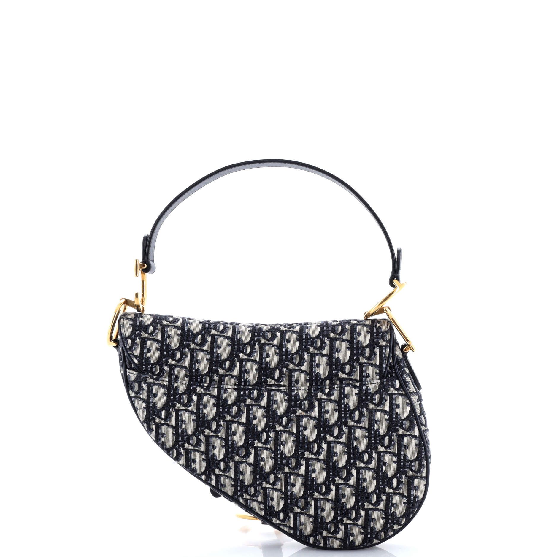 Saddle Handbag With Strap Oblique Canvas Medium — view 3
