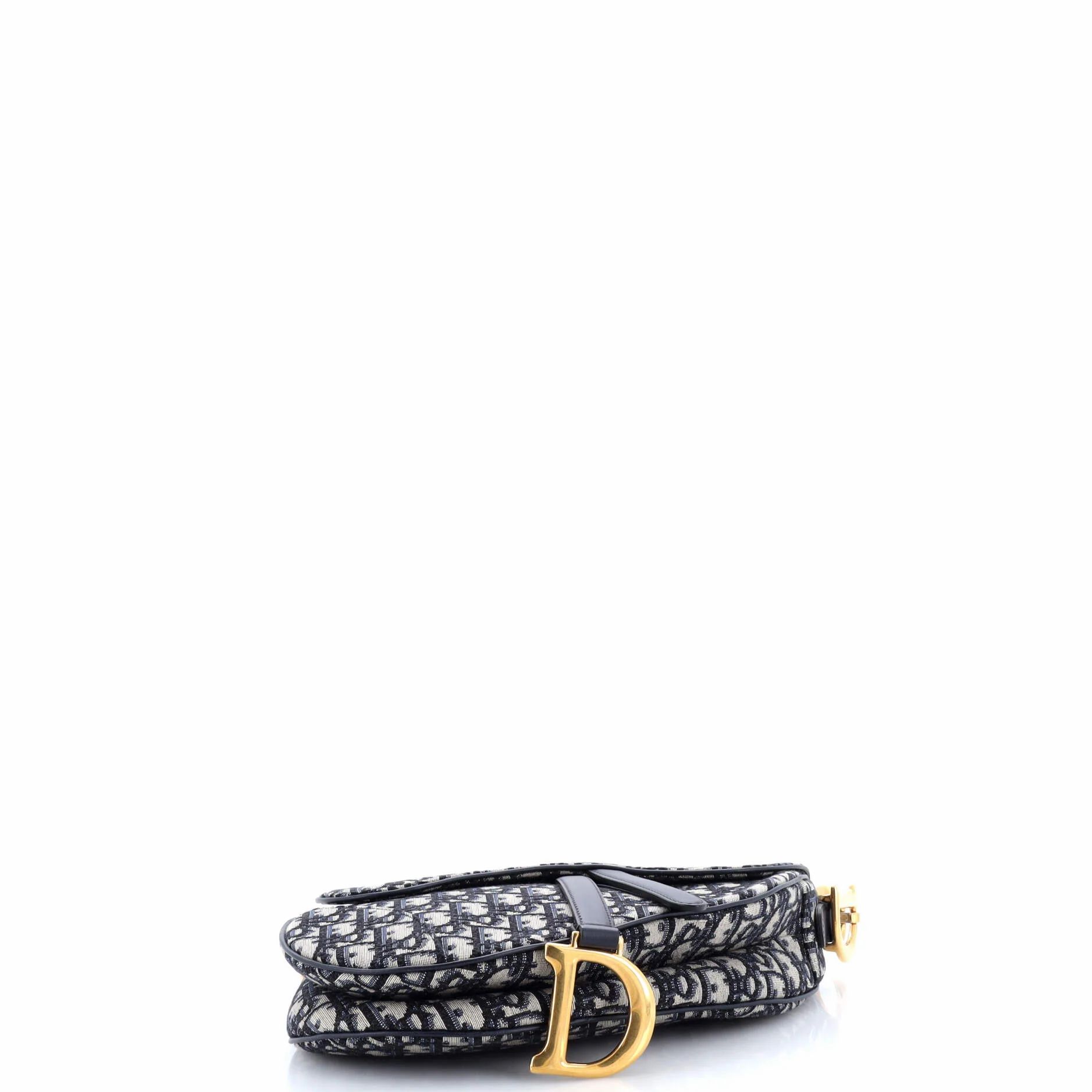 Saddle Handbag With Strap Oblique Canvas Medium — view 4
