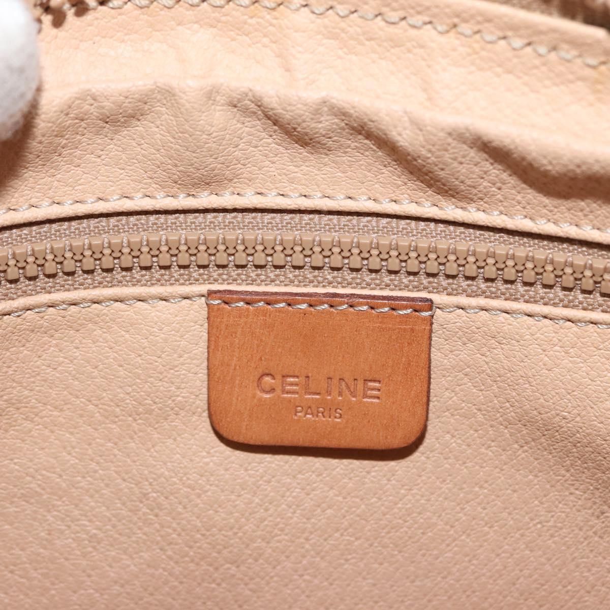 Macadam Canvas Clutch Bag Pvc Leather Beige Gold Auth — view 21