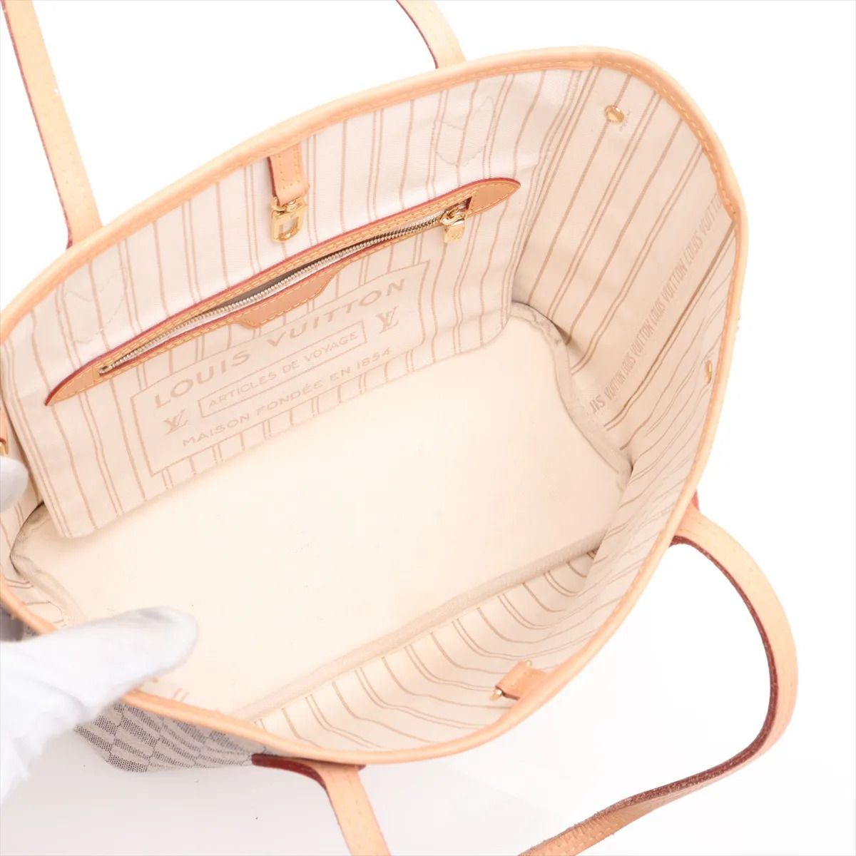 Neverfull NM PM, Damier Azur — view 7