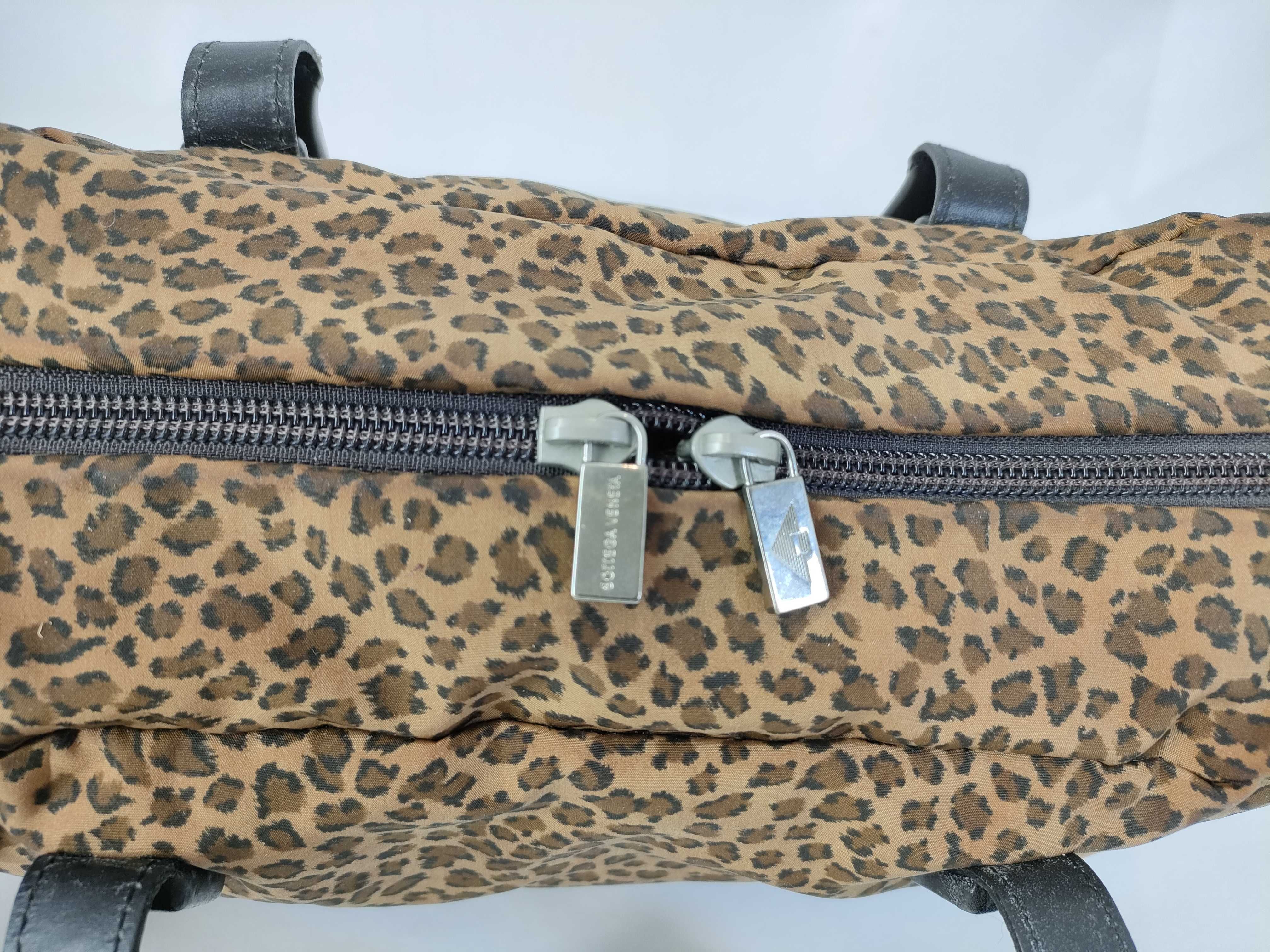 Bottega Leopard Print Handbag — view 8