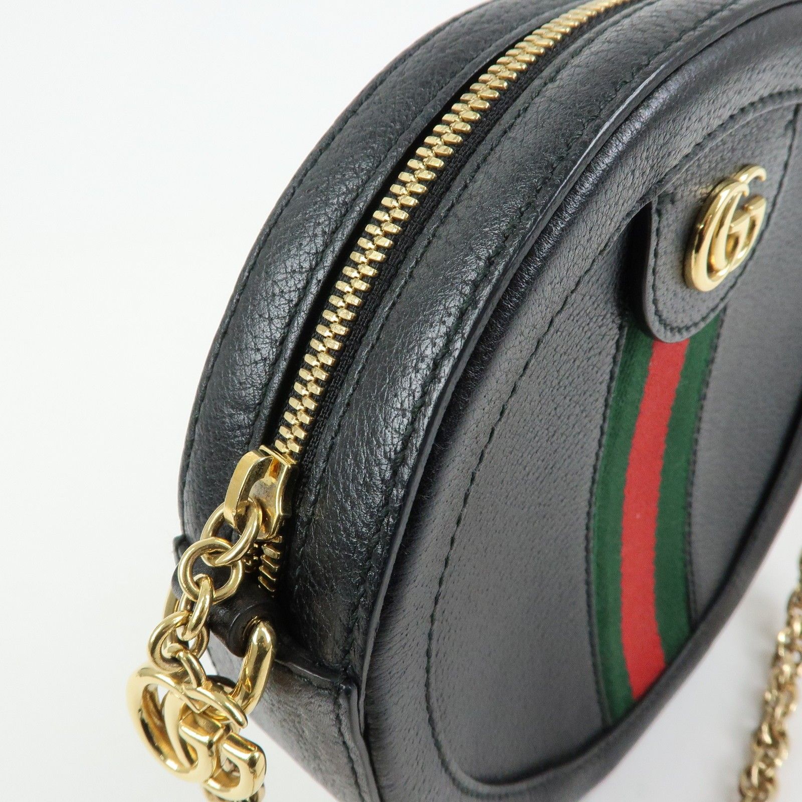 Ophidia Sherry GG Marmont Mini Round Shoulder Bag 550618 — view 18