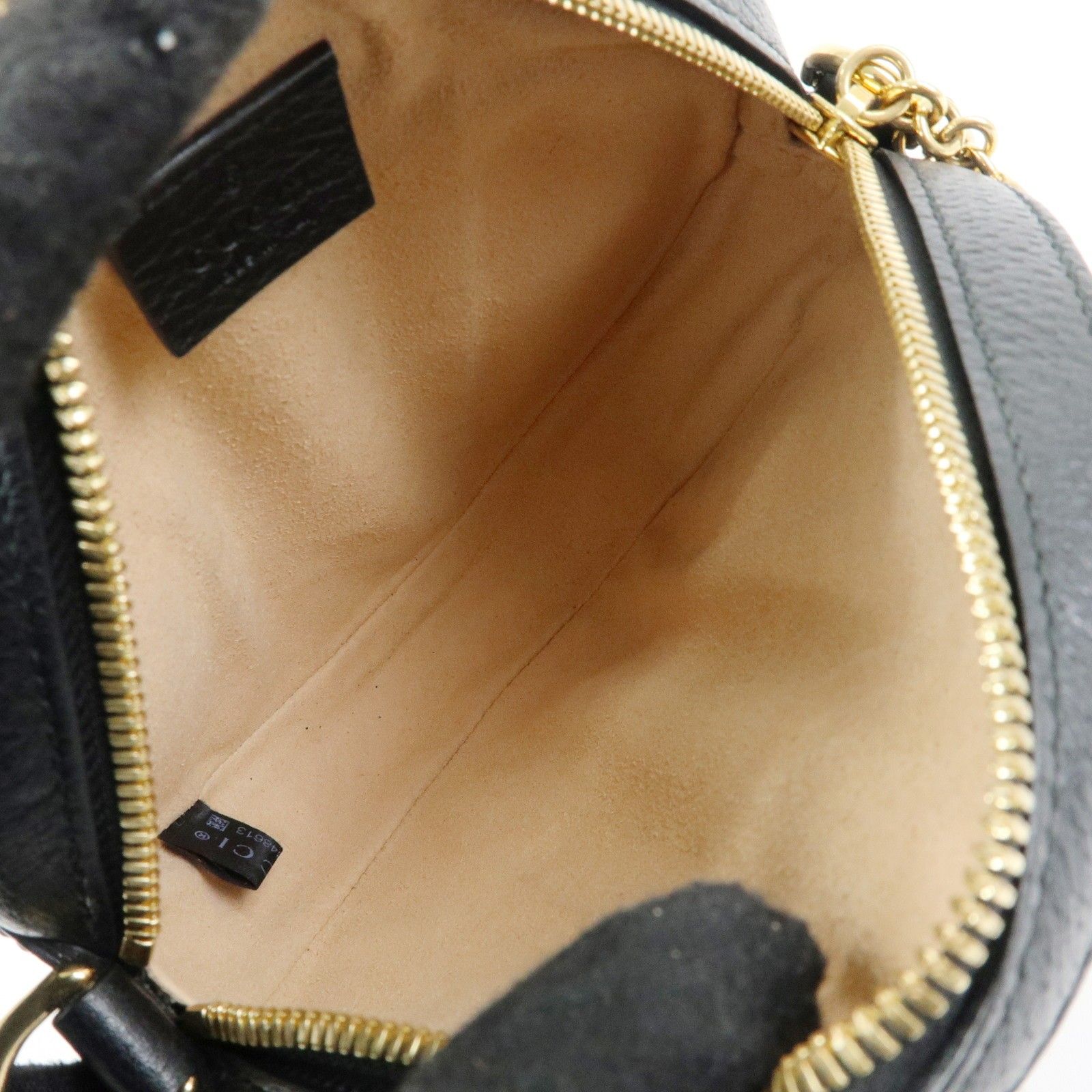Ophidia Sherry GG Marmont Mini Round Shoulder Bag 550618 — view 21