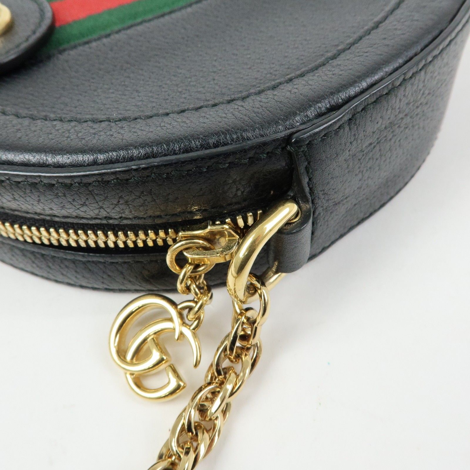 Ophidia Sherry GG Marmont Mini Round Shoulder Bag 550618 — view 10