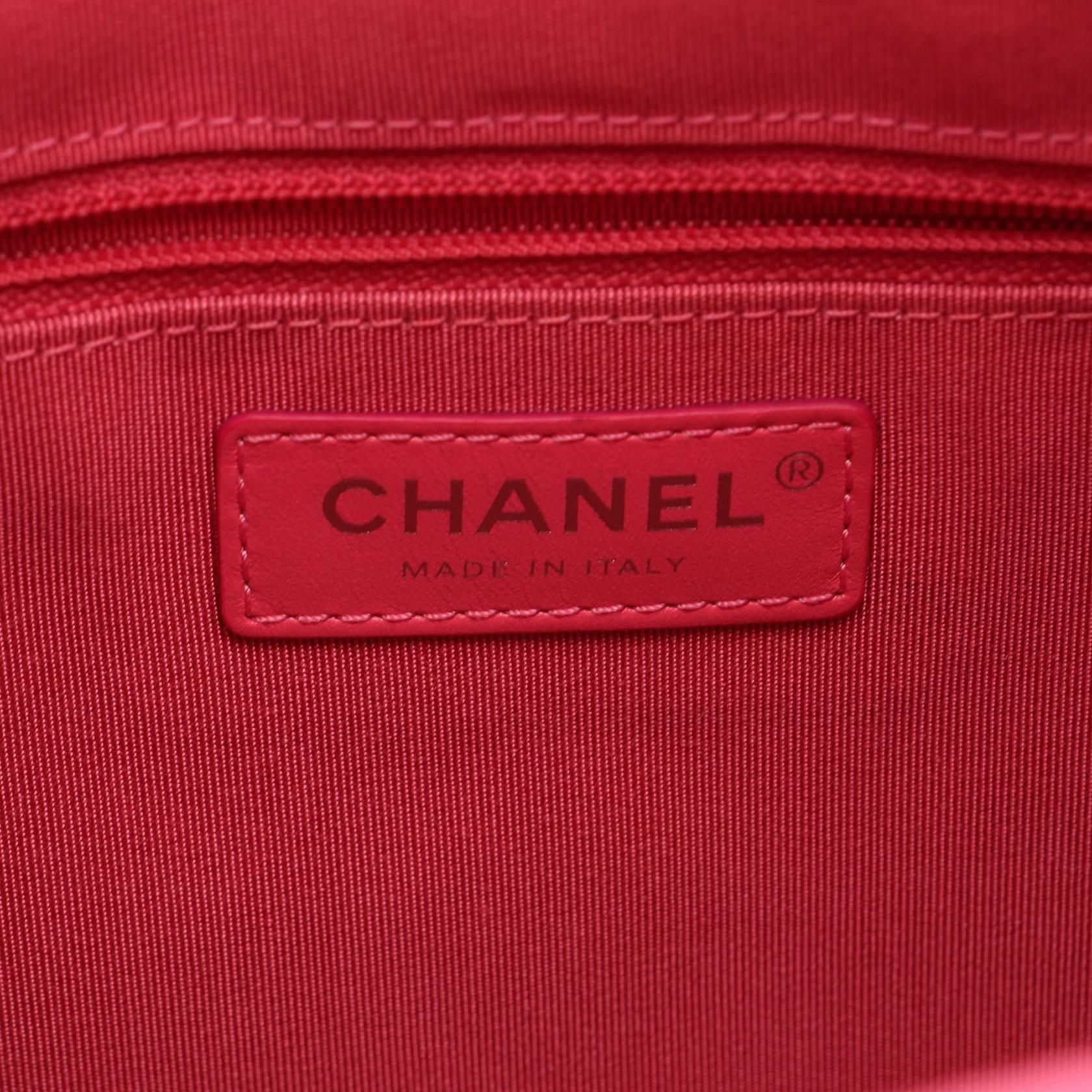 Grip Clutch, Pink Lambskin — view 4
