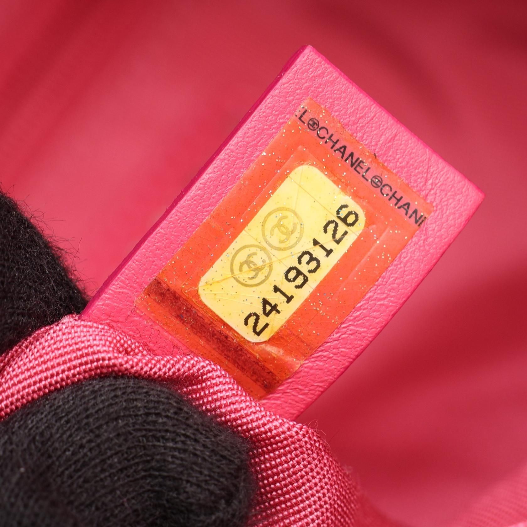 Grip Clutch, Pink Lambskin — view 5