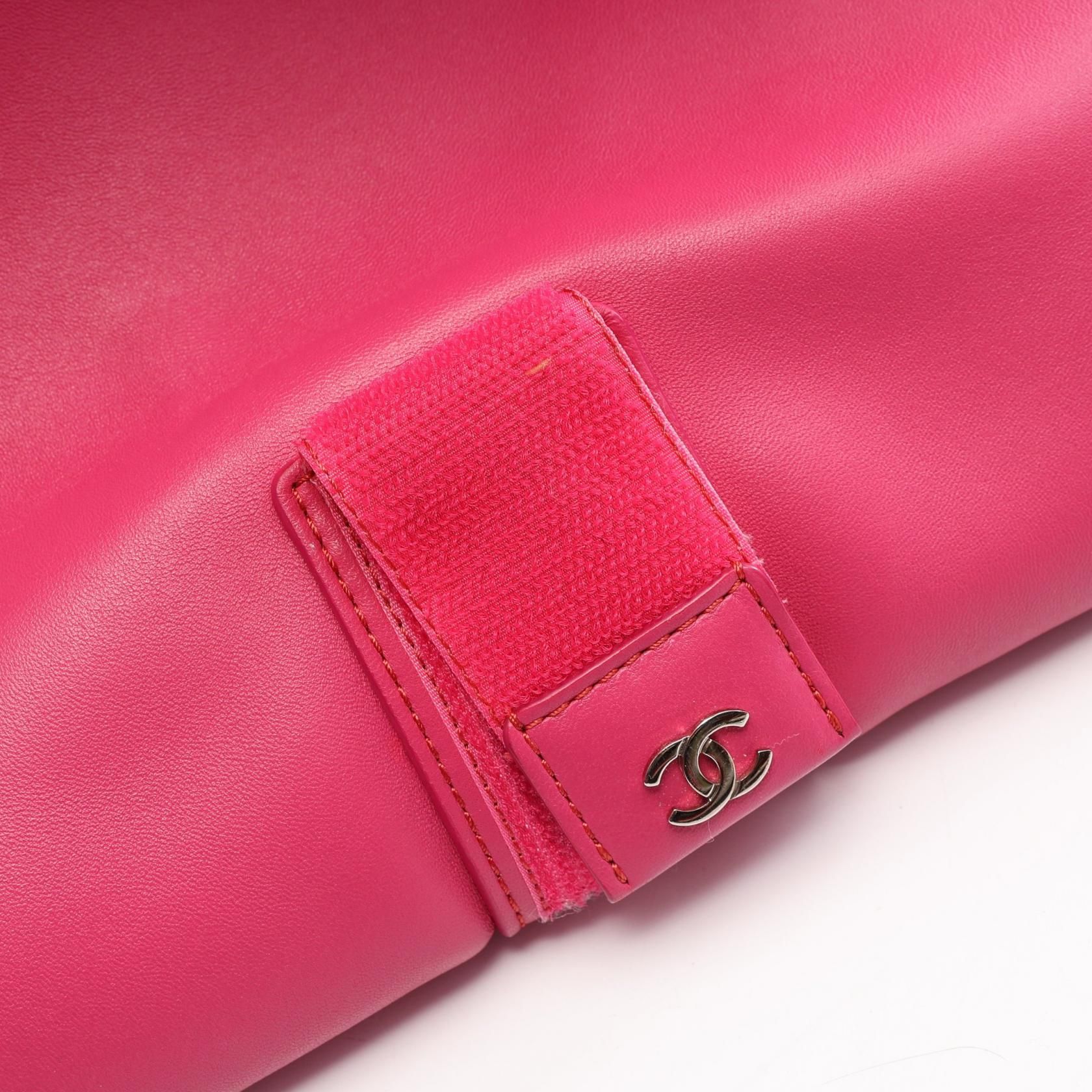 Grip Clutch, Pink Lambskin — view 8