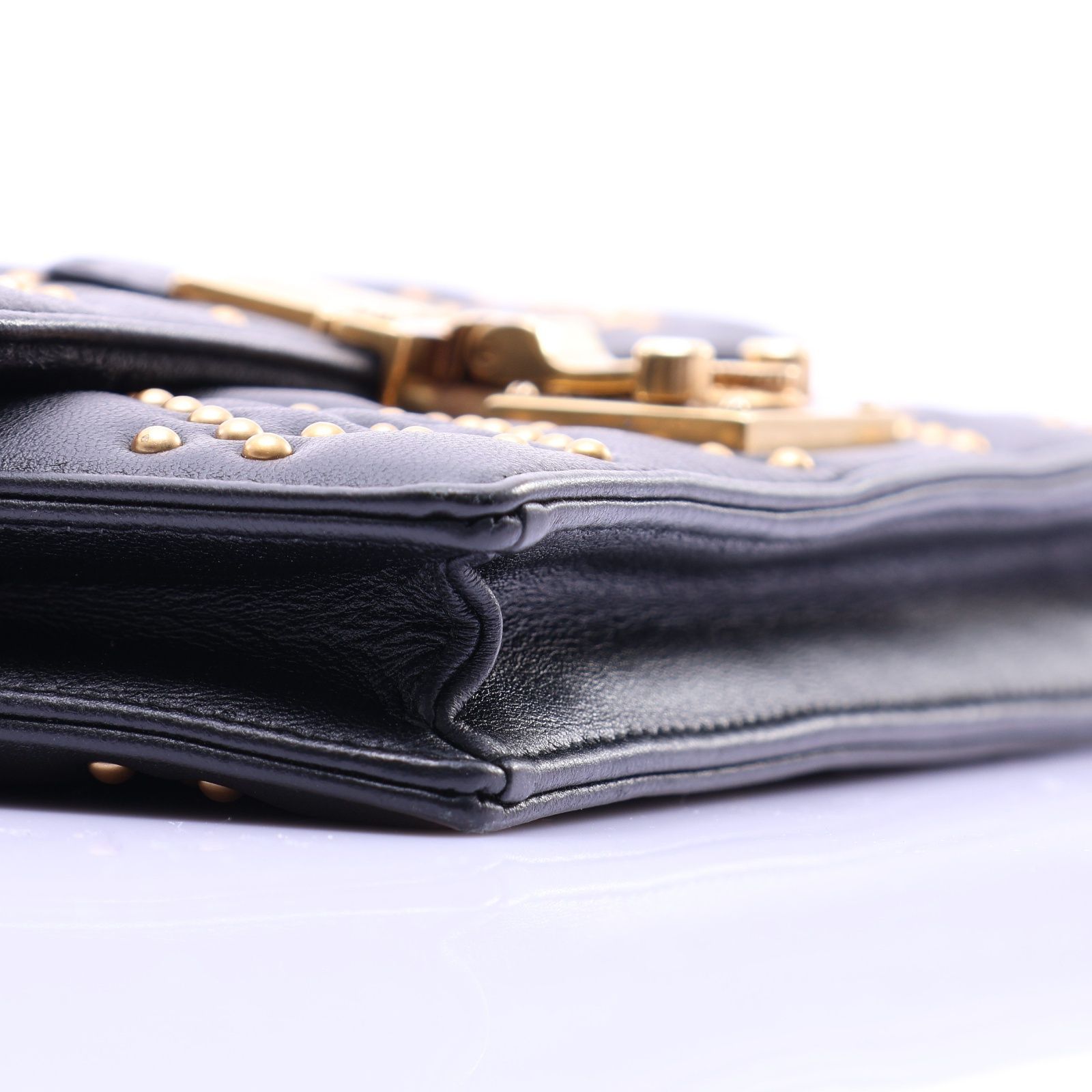 Addict Lambskin Studded Flap Shoulder Bag — view 11