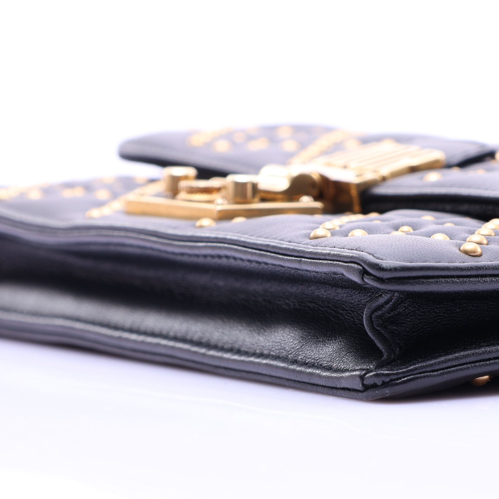 Addict Lambskin Studded Flap Shoulder Bag — view 10