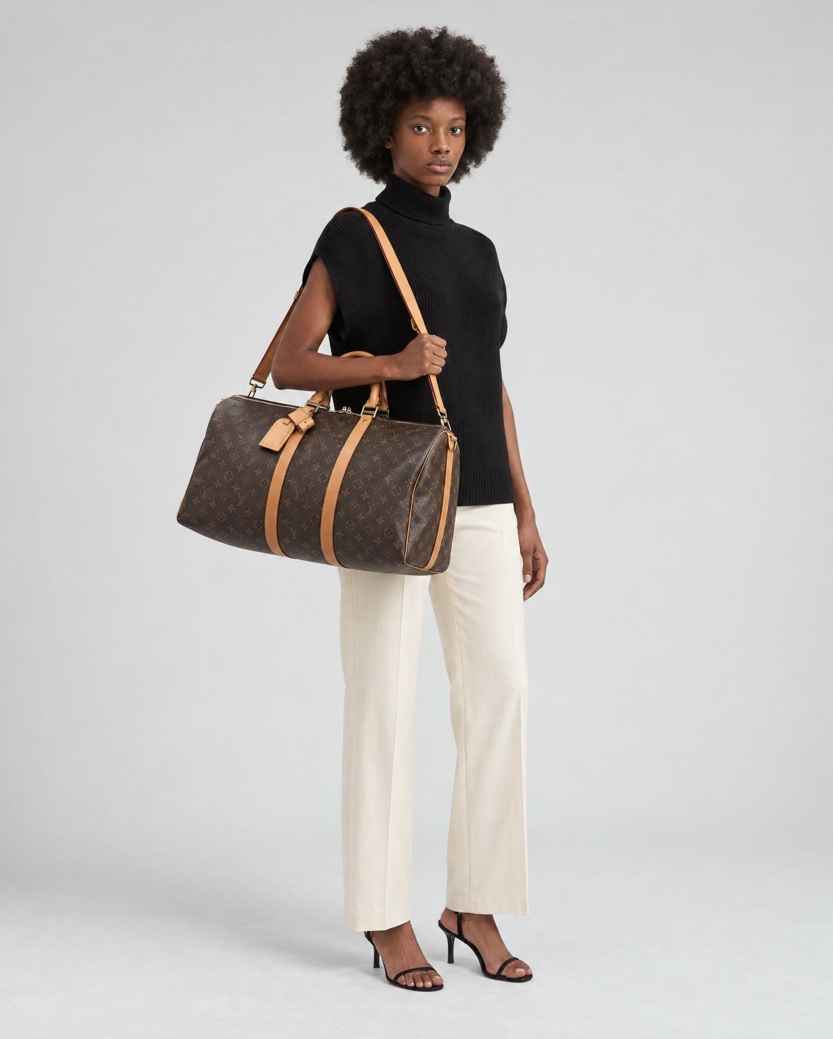 Keepall Bandouliere 55, Monogram — view 9