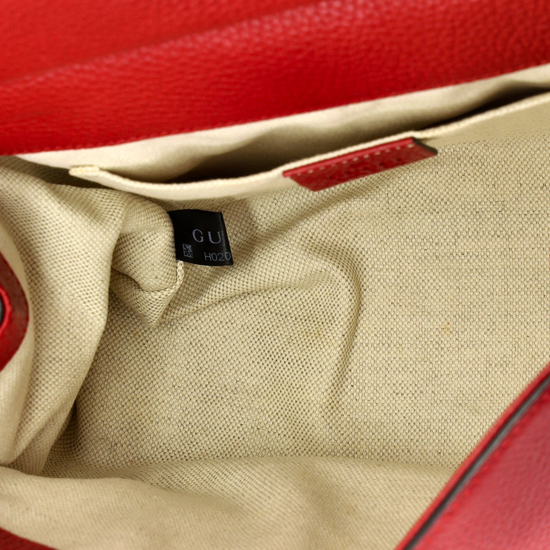 Gg Marmont Top Handle Bag Leather Mini — view 5