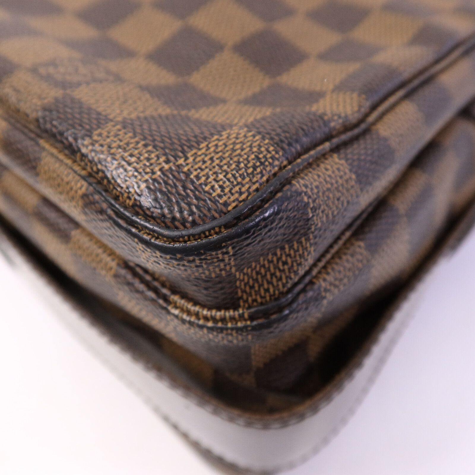 Damier Naviglio Shoulder Bag Brown Shoulder Bag N 45255 — view 12