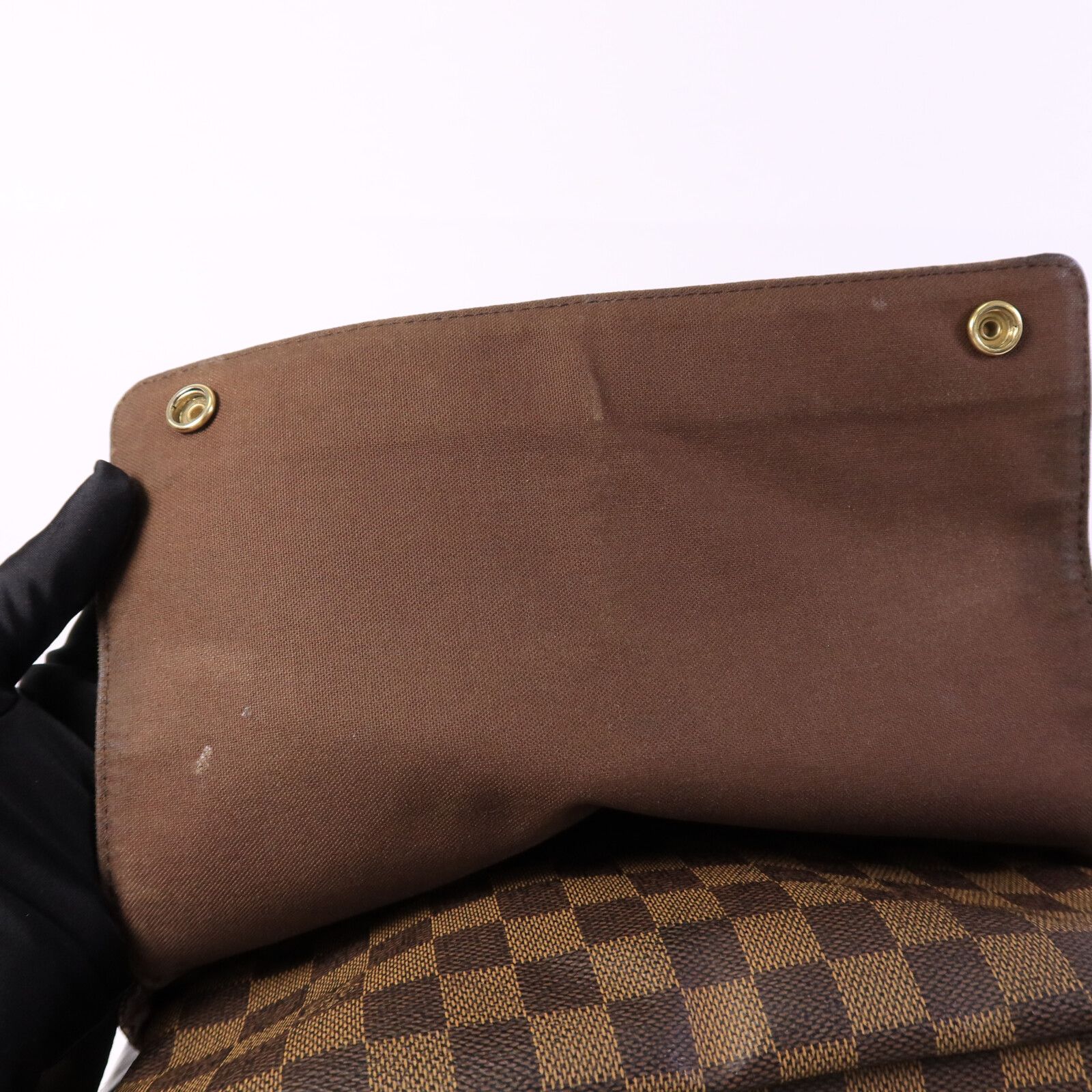 Damier Naviglio Shoulder Bag Brown Shoulder Bag N 45255 — view 14