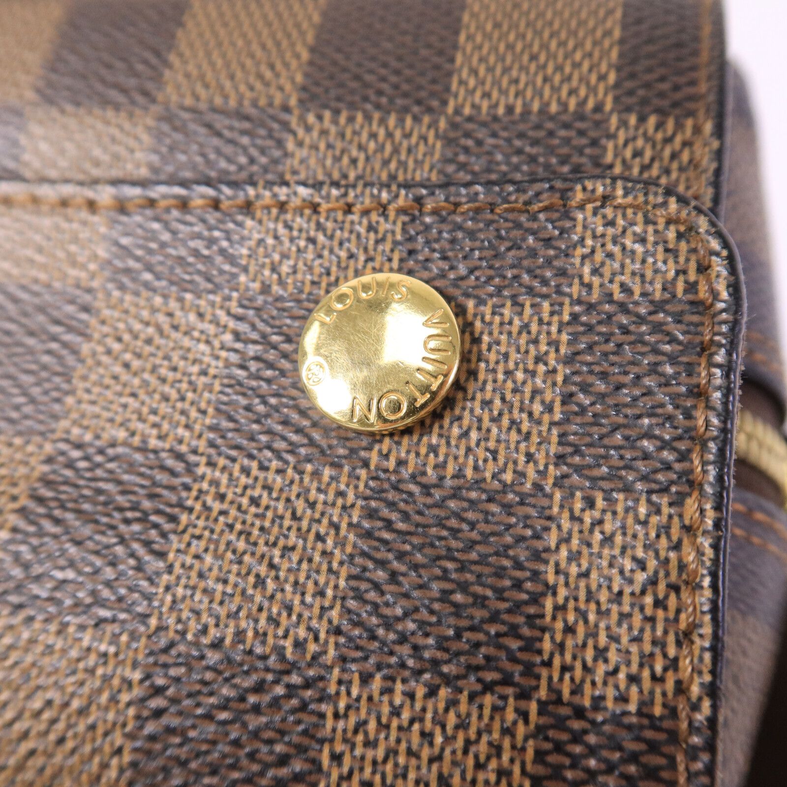 Damier Naviglio Shoulder Bag Brown Shoulder Bag N 45255 — view 17