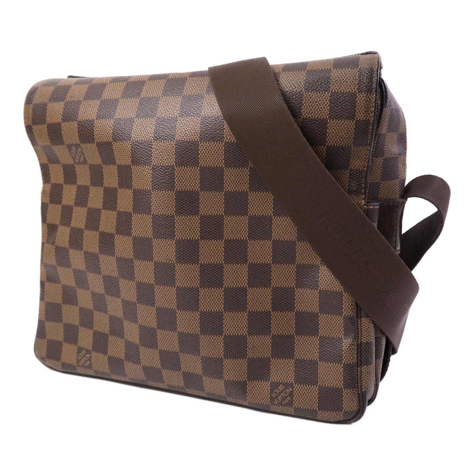Damier Naviglio Shoulder Bag Brown Shoulder Bag N 45255 — view 3