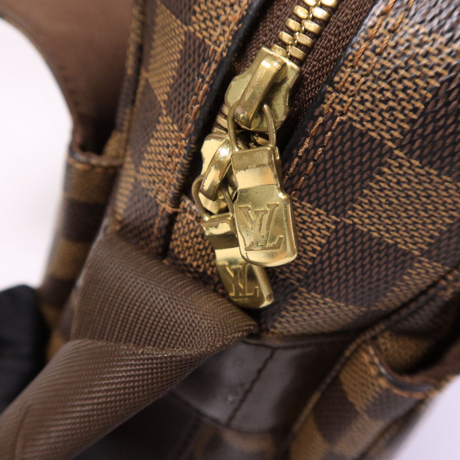 Damier Naviglio Shoulder Bag Brown Shoulder Bag N 45255 — view 7
