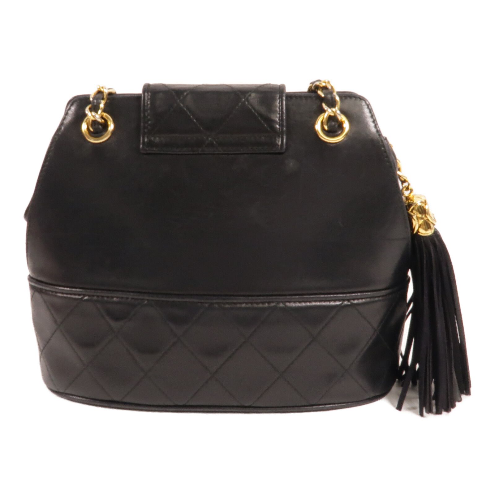 Quilted CC Tassel Shoulder Bag — view 2