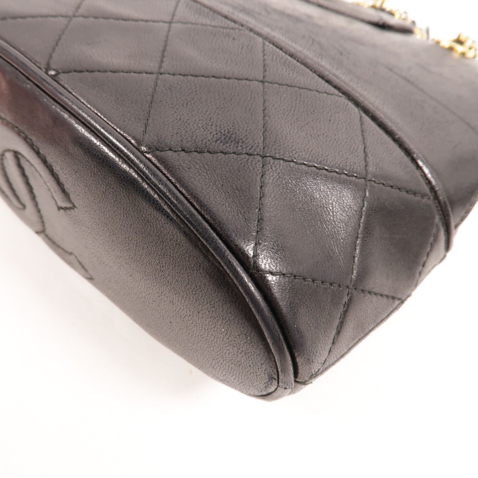 Quilted CC Tassel Shoulder Bag — view 12