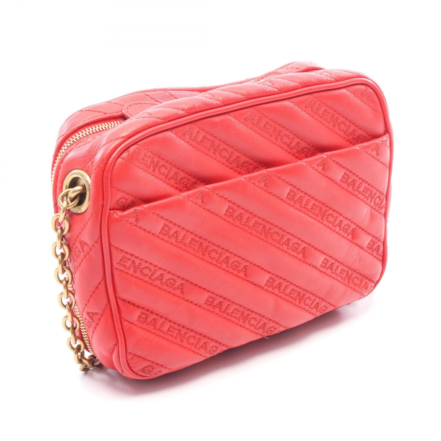Blanket Reporter Xs Shoulder Bag Red Leather — view 2