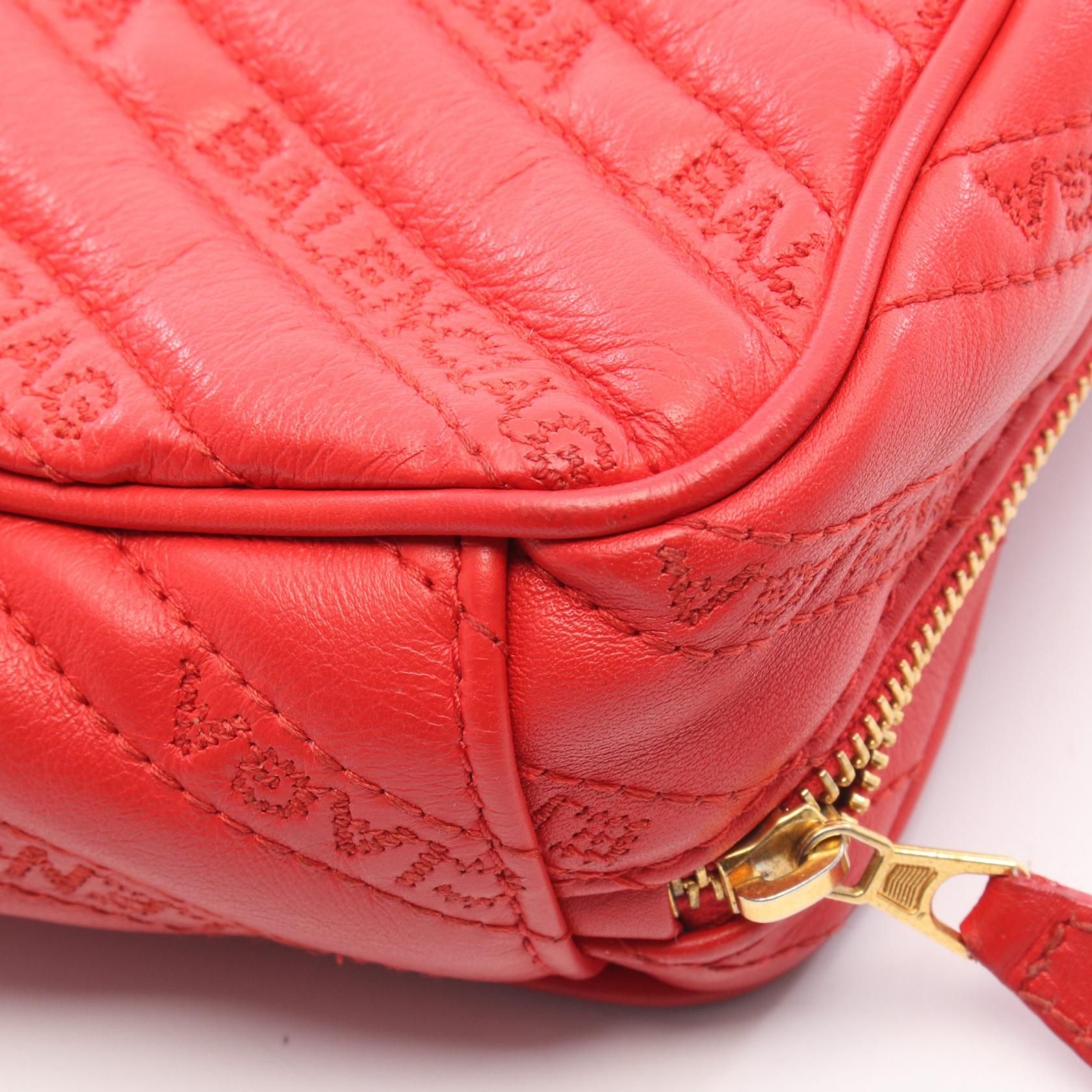 Blanket Reporter Xs Shoulder Bag Red Leather — view 8