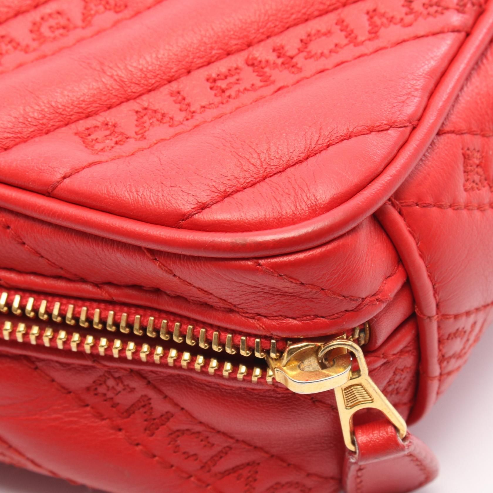 Blanket Reporter Xs Shoulder Bag Red Leather — view 9