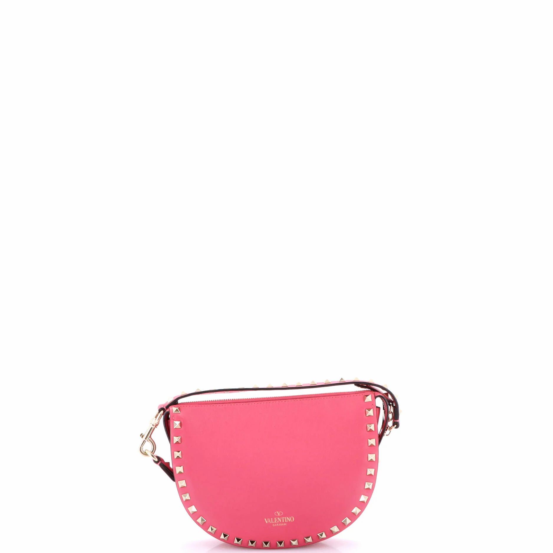 Rockstud Zip Shoulder Bag Leather Small — view 3