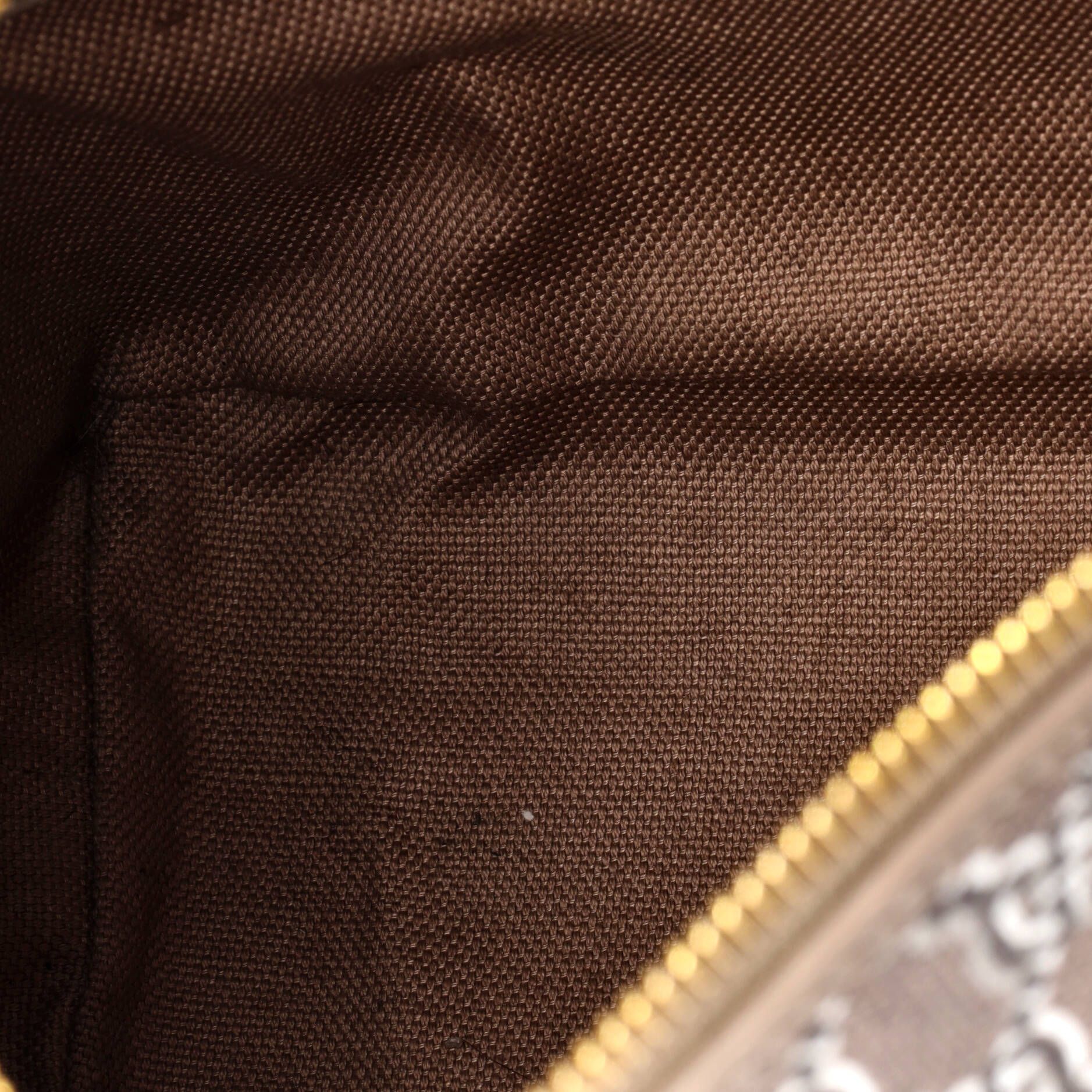 Ophidia Zip Shoulder Bag Gg Shadow Coated Canvas Super Mini — view 5