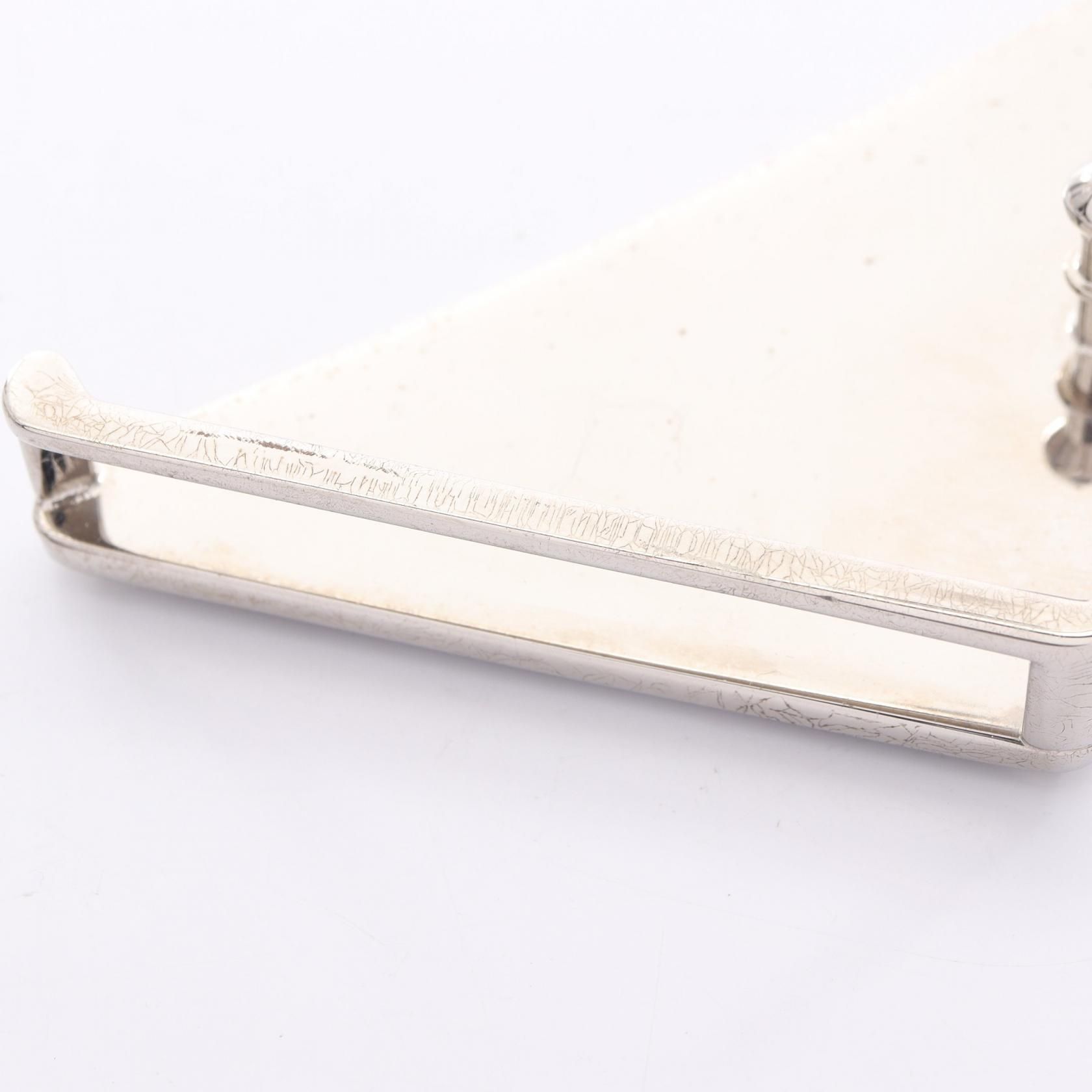 Triangle Logo Metal Belt Buckle — view 3