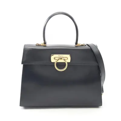 Gancini Top Handle Bag w/Strap