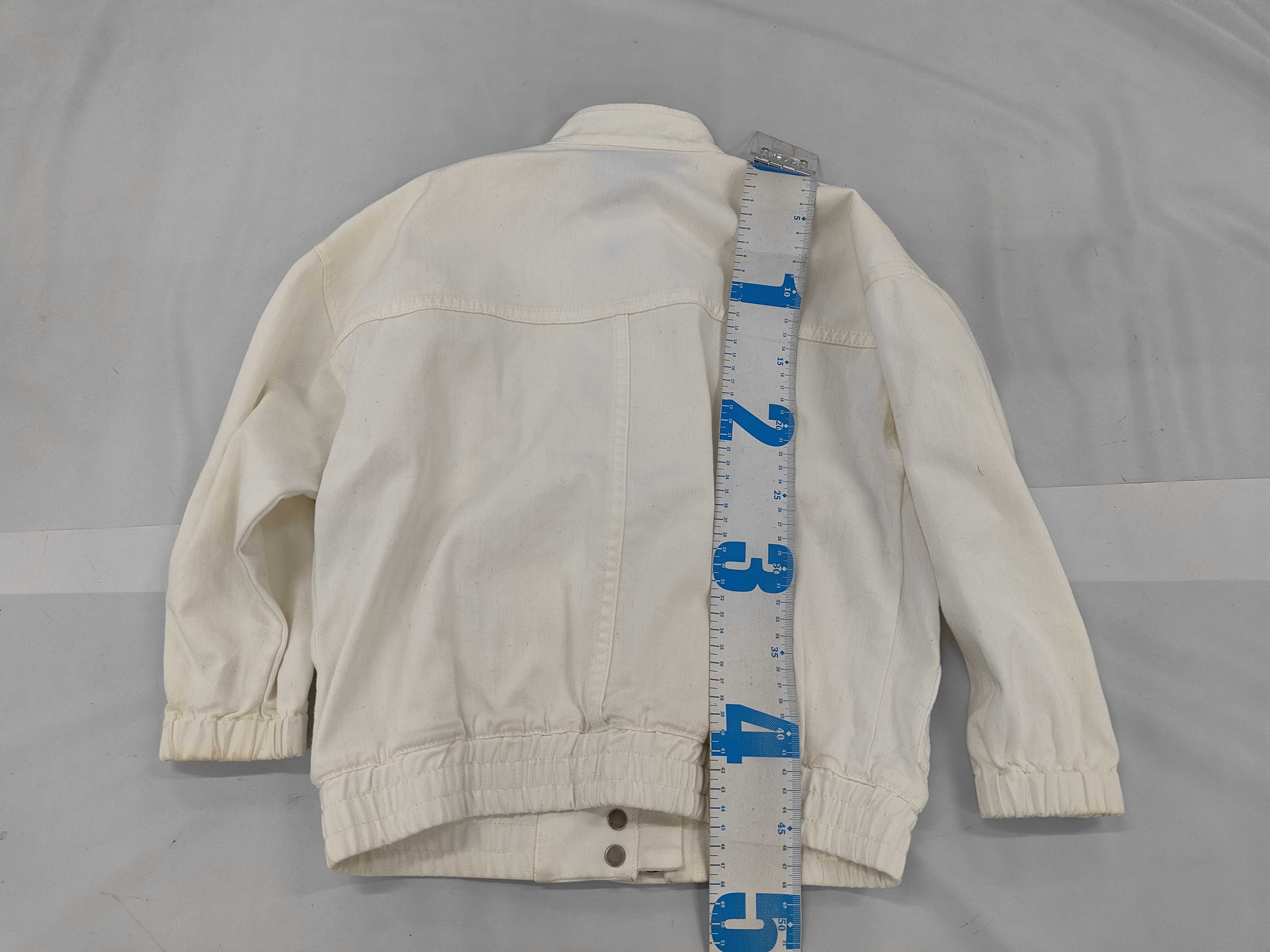 Kids Denim Zip Jacket, Size 6 — view 2