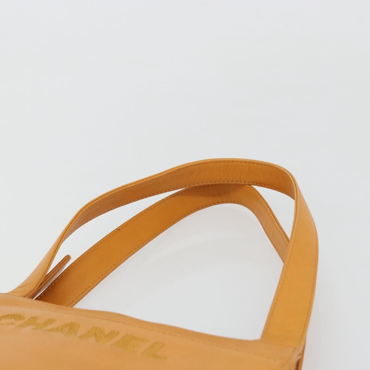 Lambskin Leather Embroidered Logo Tote — view 14