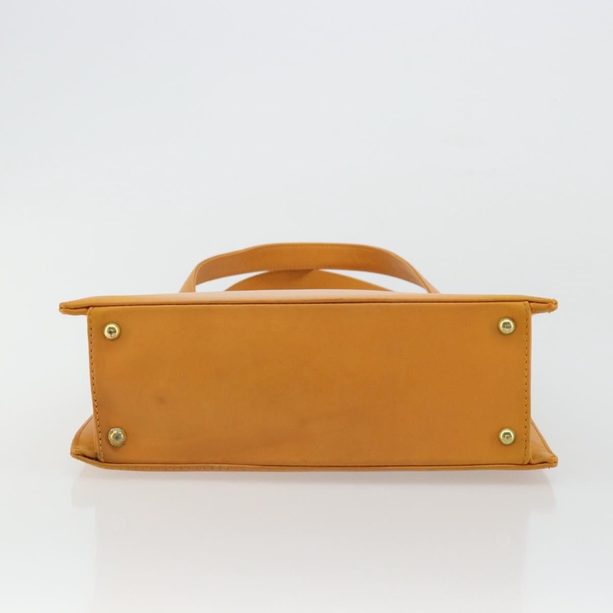 Lambskin Leather Embroidered Logo Tote — view 5