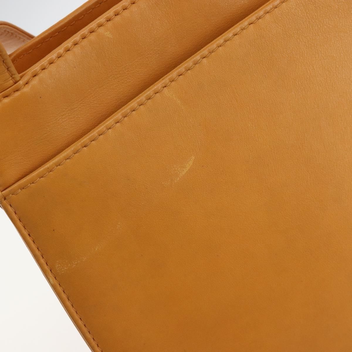 Lambskin Leather Embroidered Logo Tote — view 9