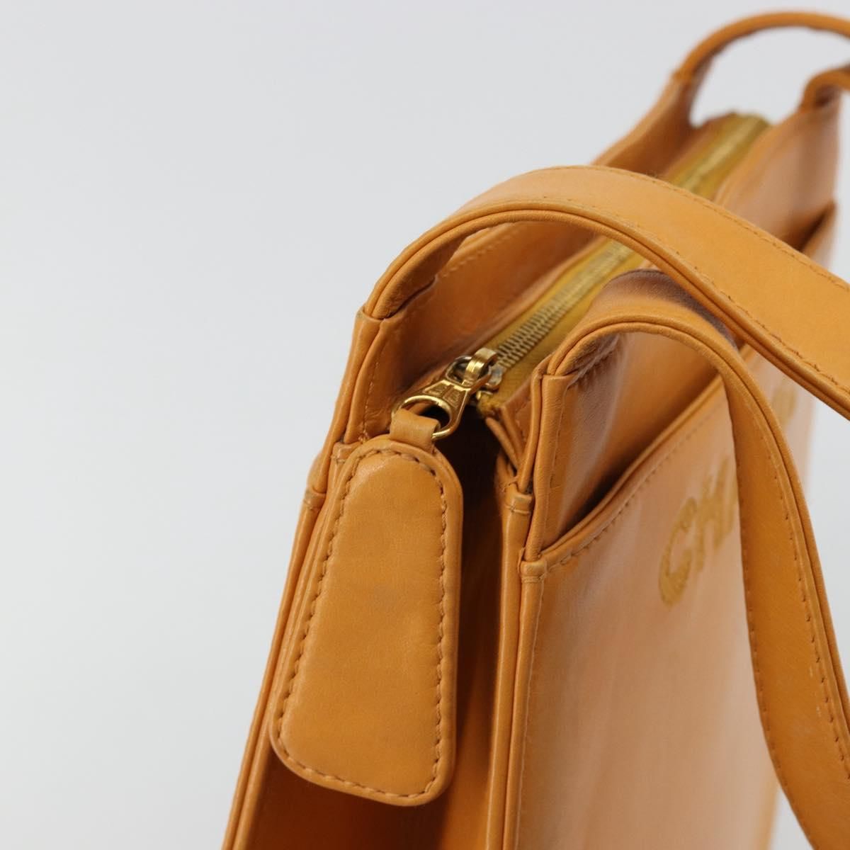 Lambskin Leather Embroidered Logo Tote — view 10