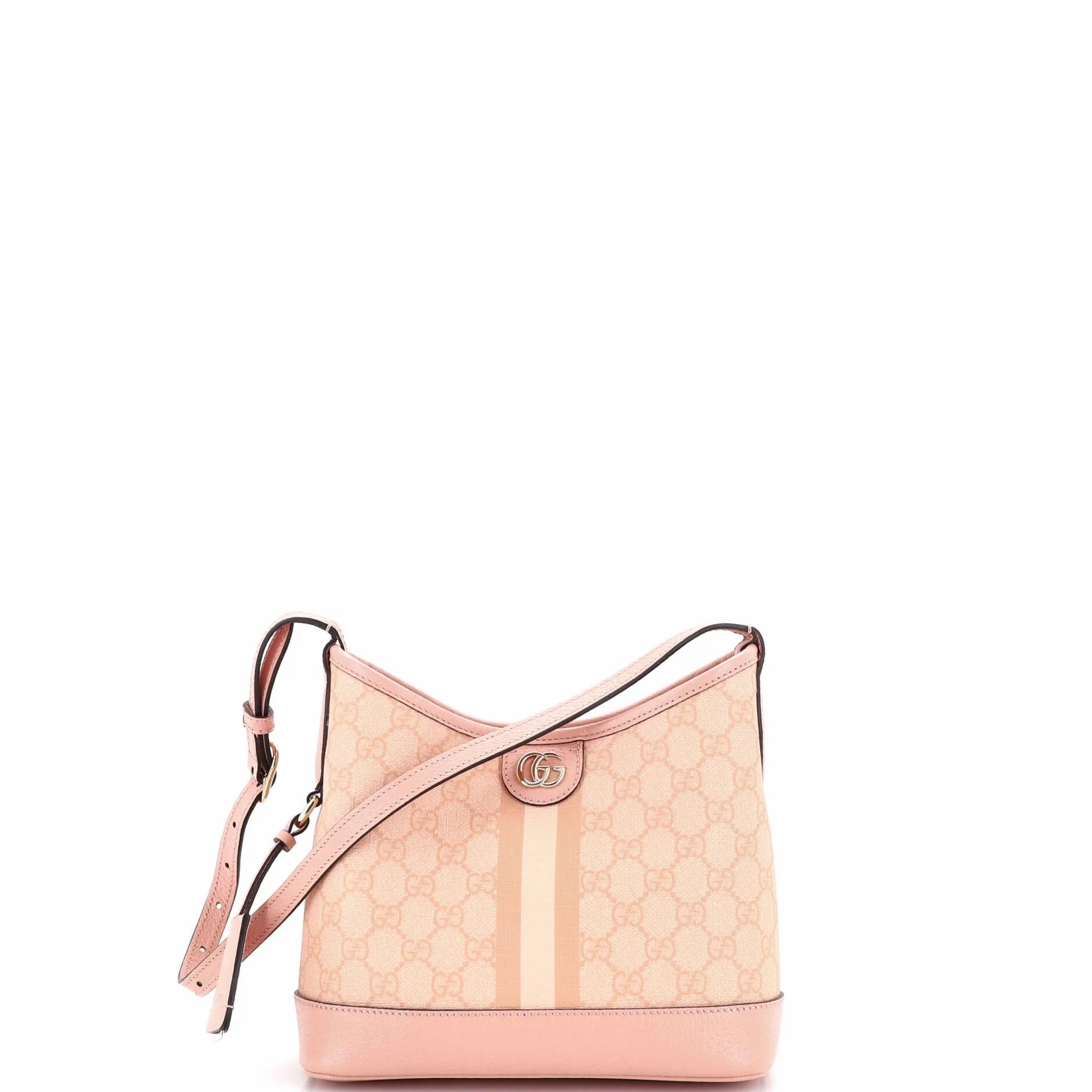 Ophidia Open Bucket Bag Gg Coated Canvas With Leather Small
