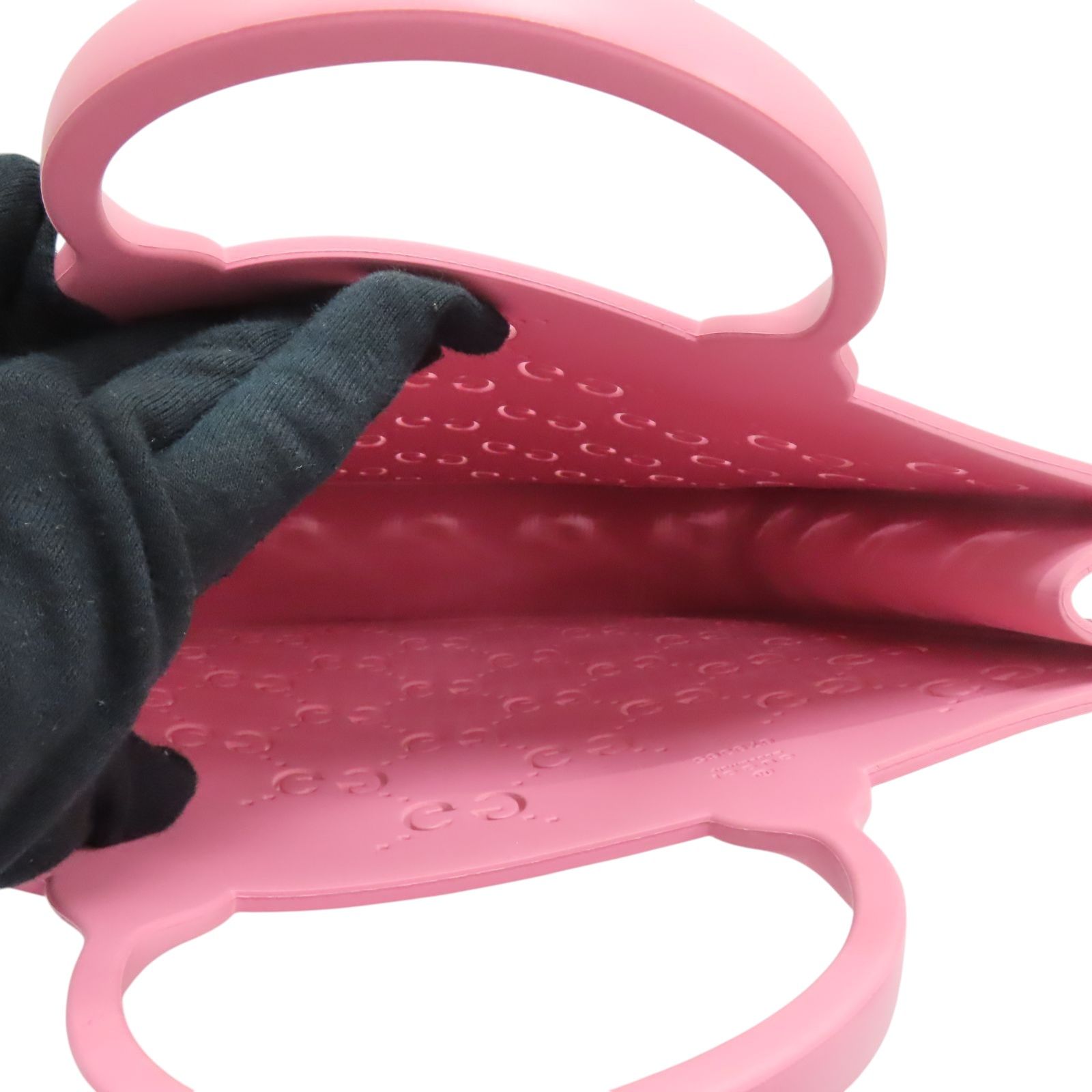GG Rubber Tote Handbag — view 3