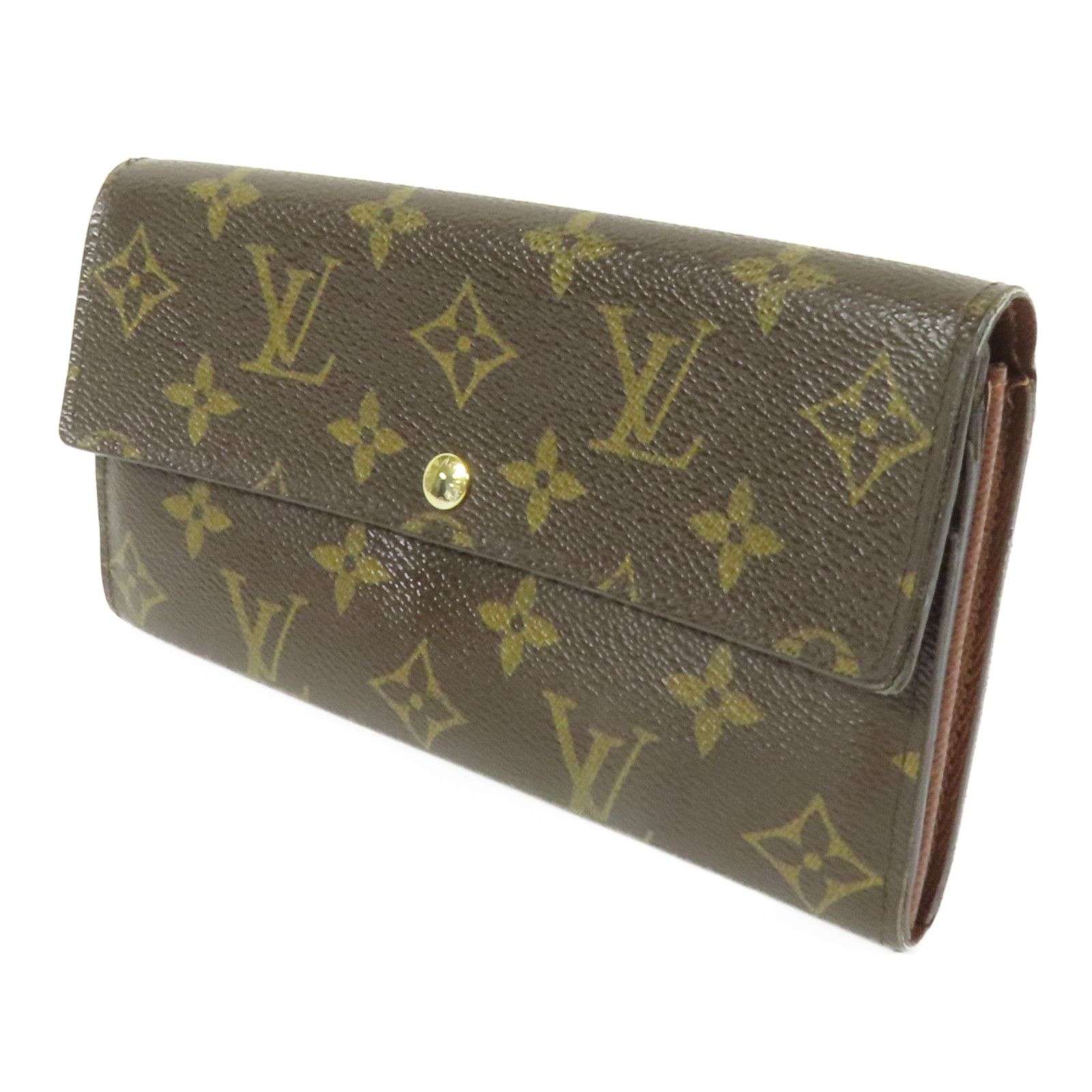 Monogram Long Wallet Brown Bifoldpurse M 61734 — view 3