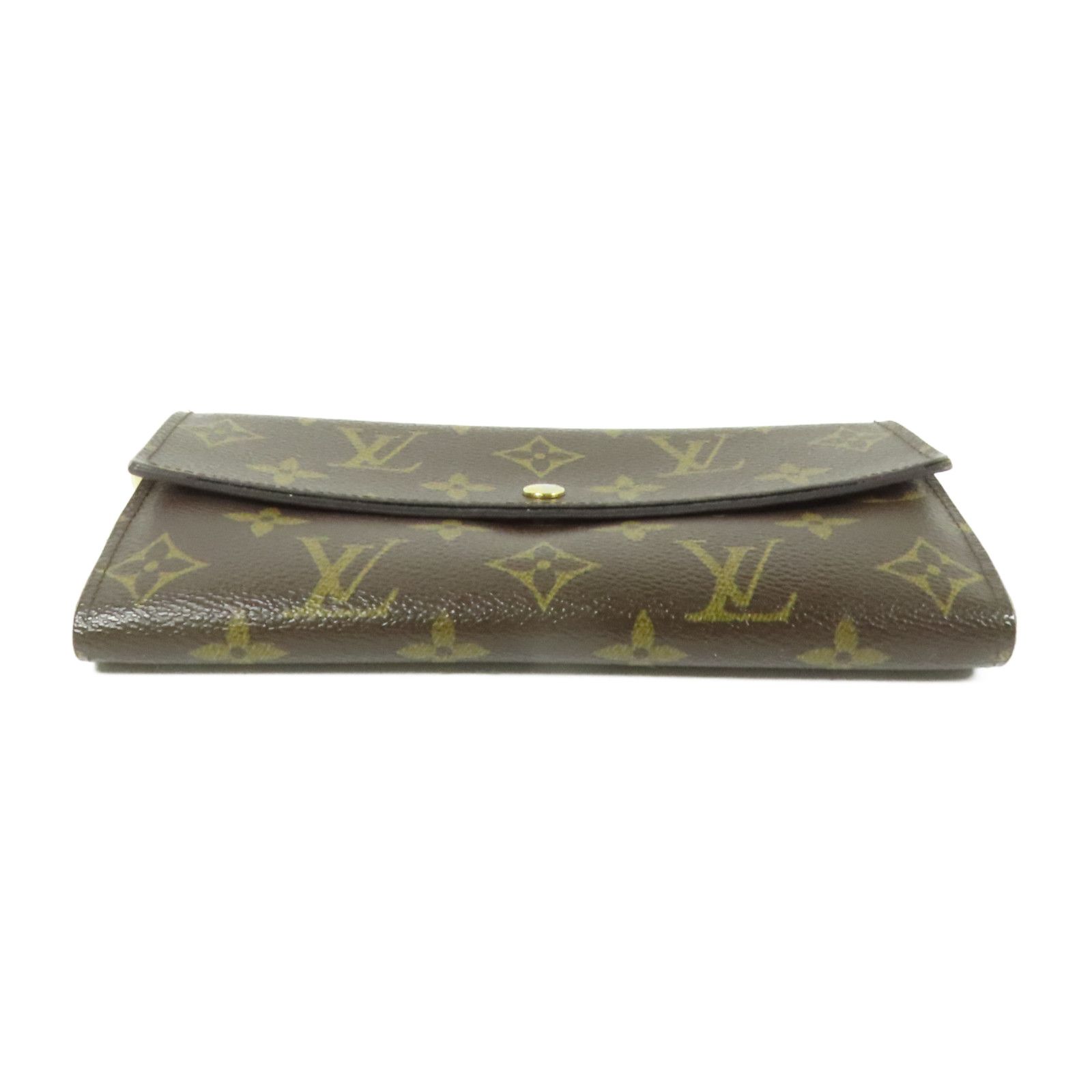 Monogram Long Wallet Brown Bifoldpurse M 61734 — view 4