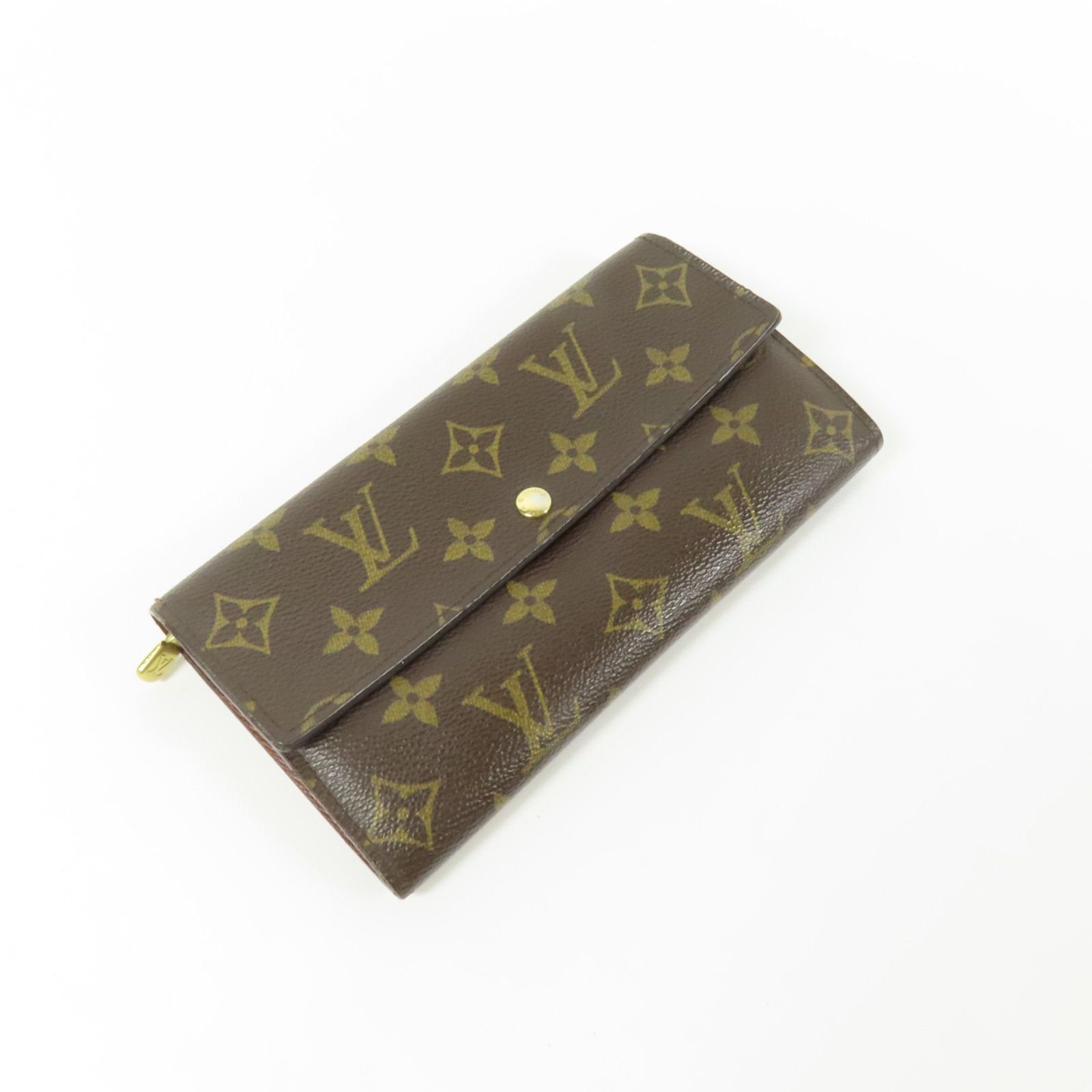 Monogram Long Wallet Brown Bifoldpurse M 61734 — view 8
