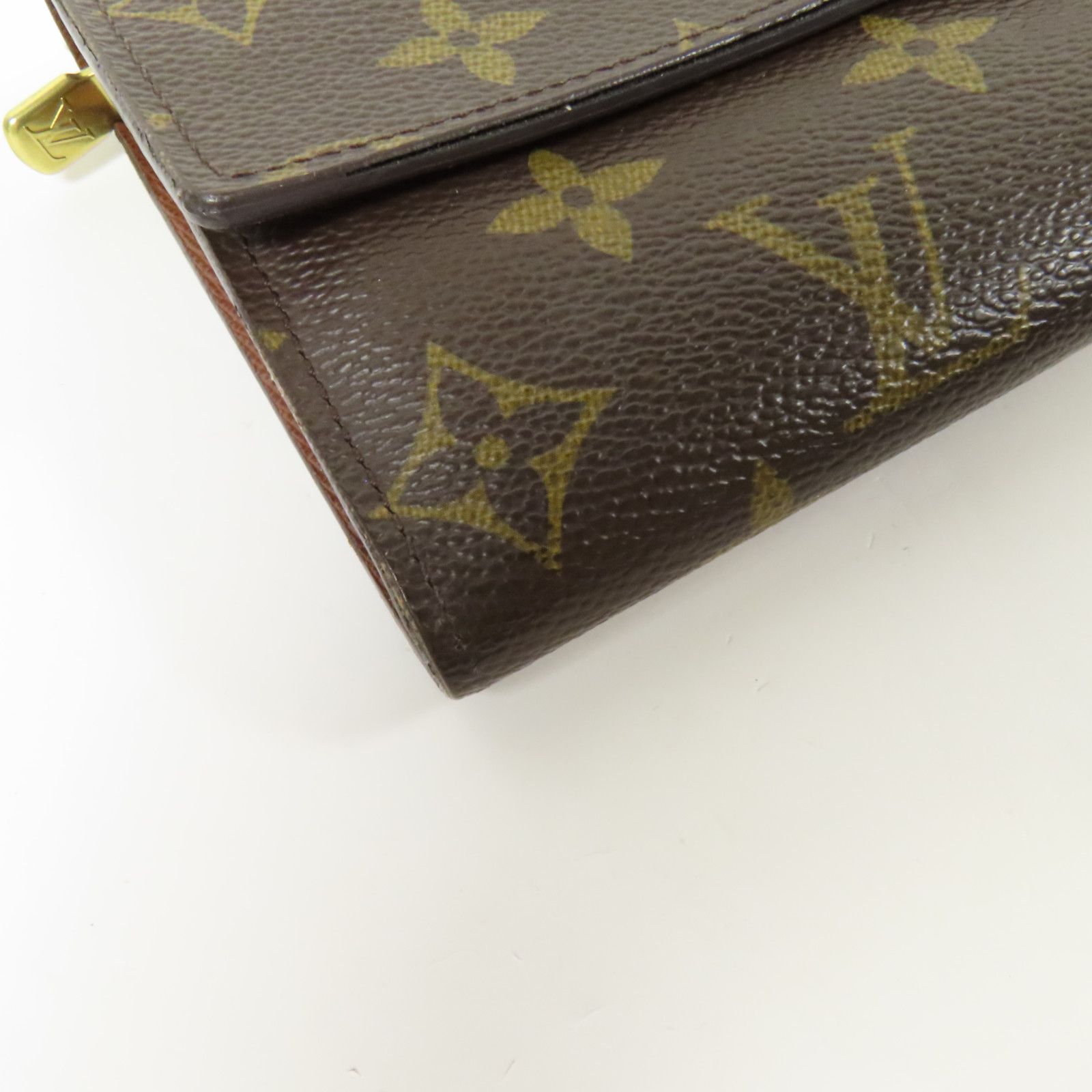 Monogram Long Wallet Brown Bifoldpurse M 61734 — view 10