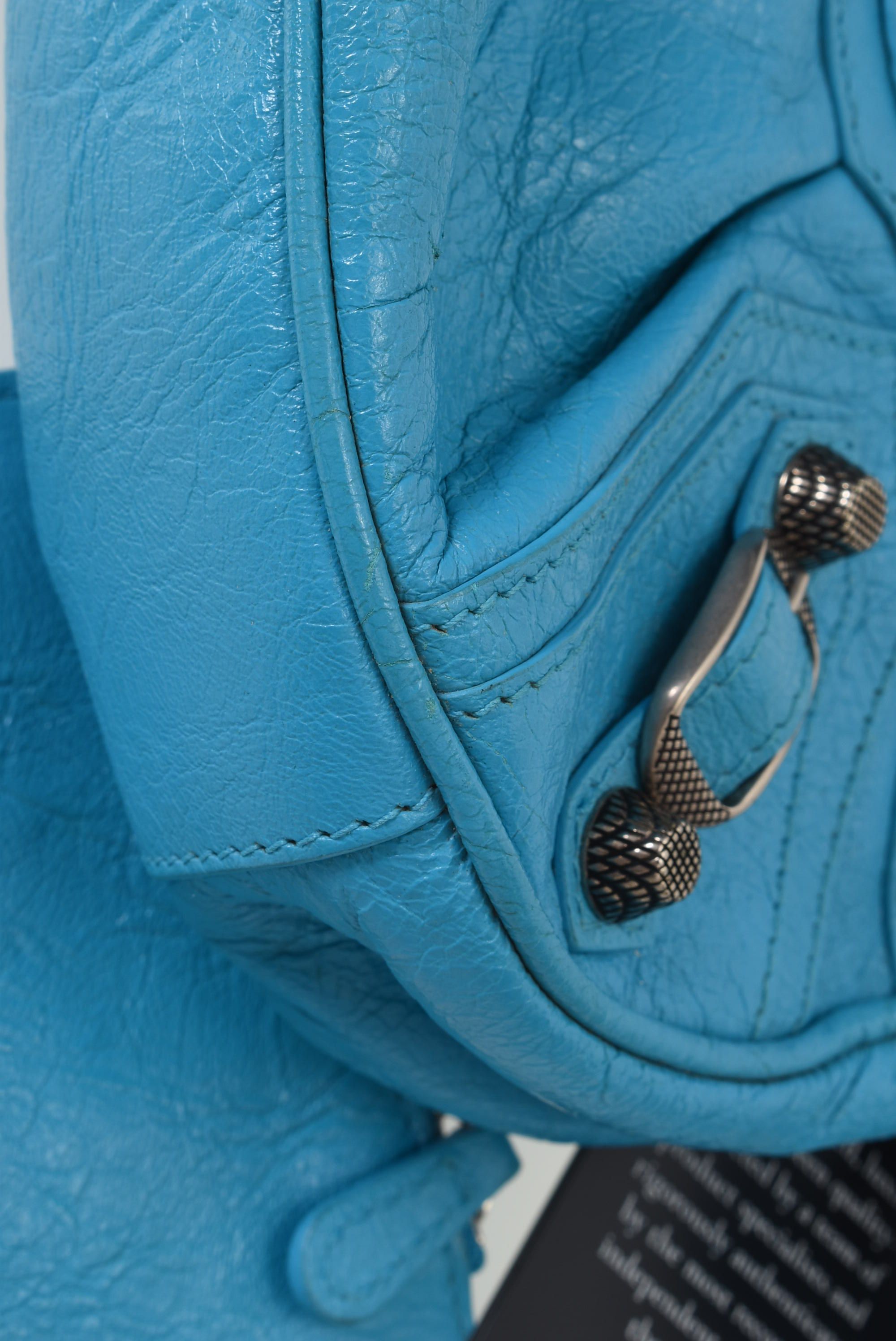 Le Cagole Blue With Pouch, Calf Leather — view 2