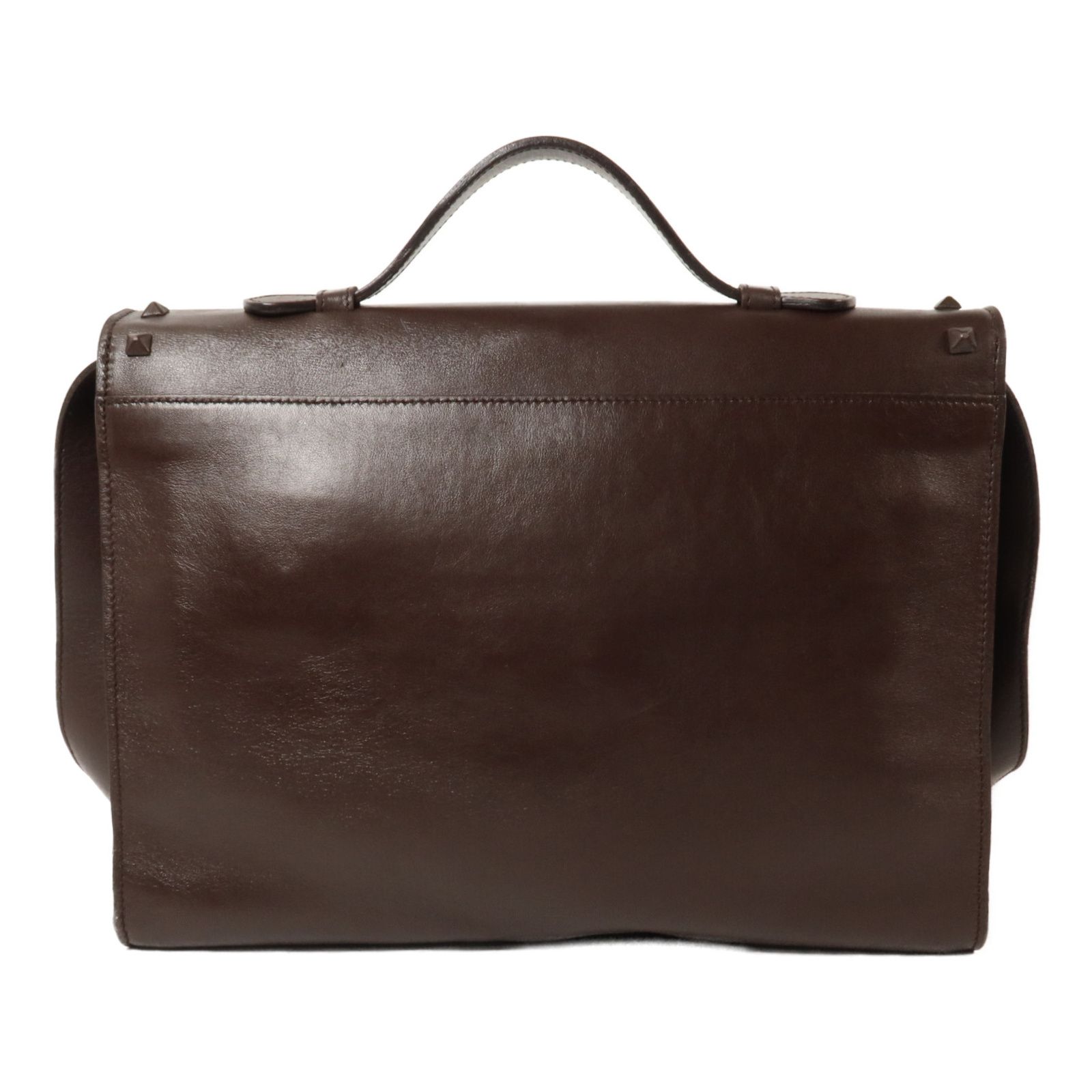 Rockstud Briefcase w/Strap — view 2