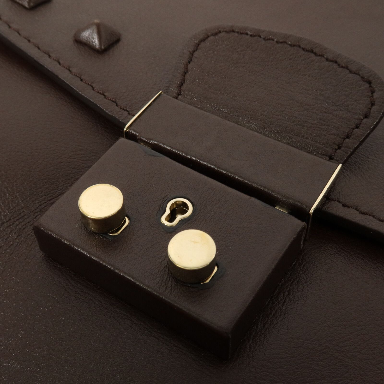 Rockstud Briefcase w/Strap — view 9