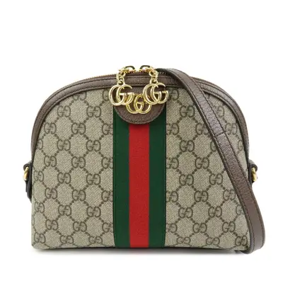 GG Supreme Small Ophidia Dome Shoulder Bag